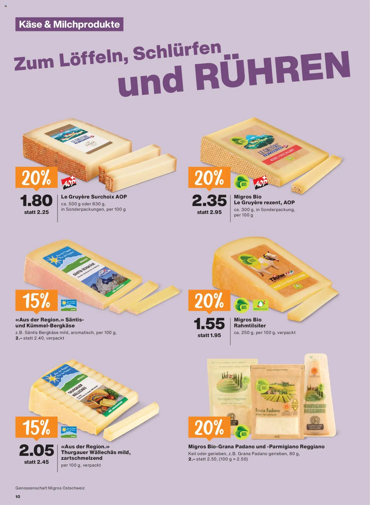 Migros aktionen Prospekt in Schweiz