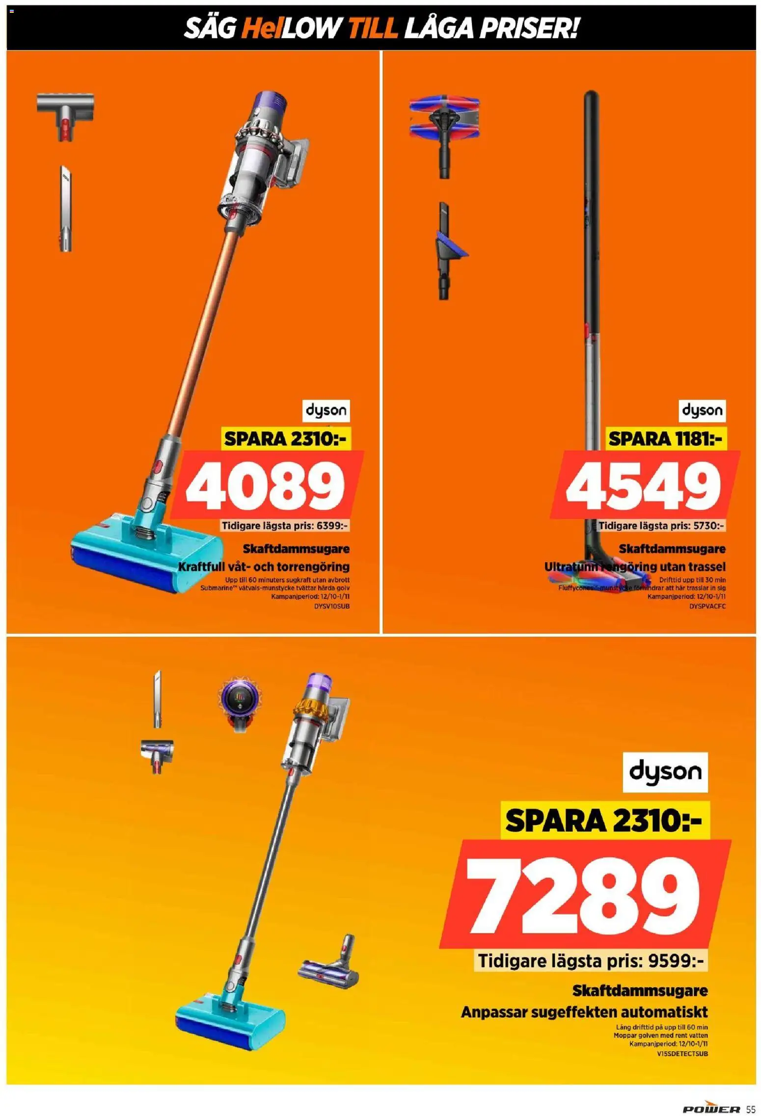 Power erbjudanden Reklamblad in Sverige