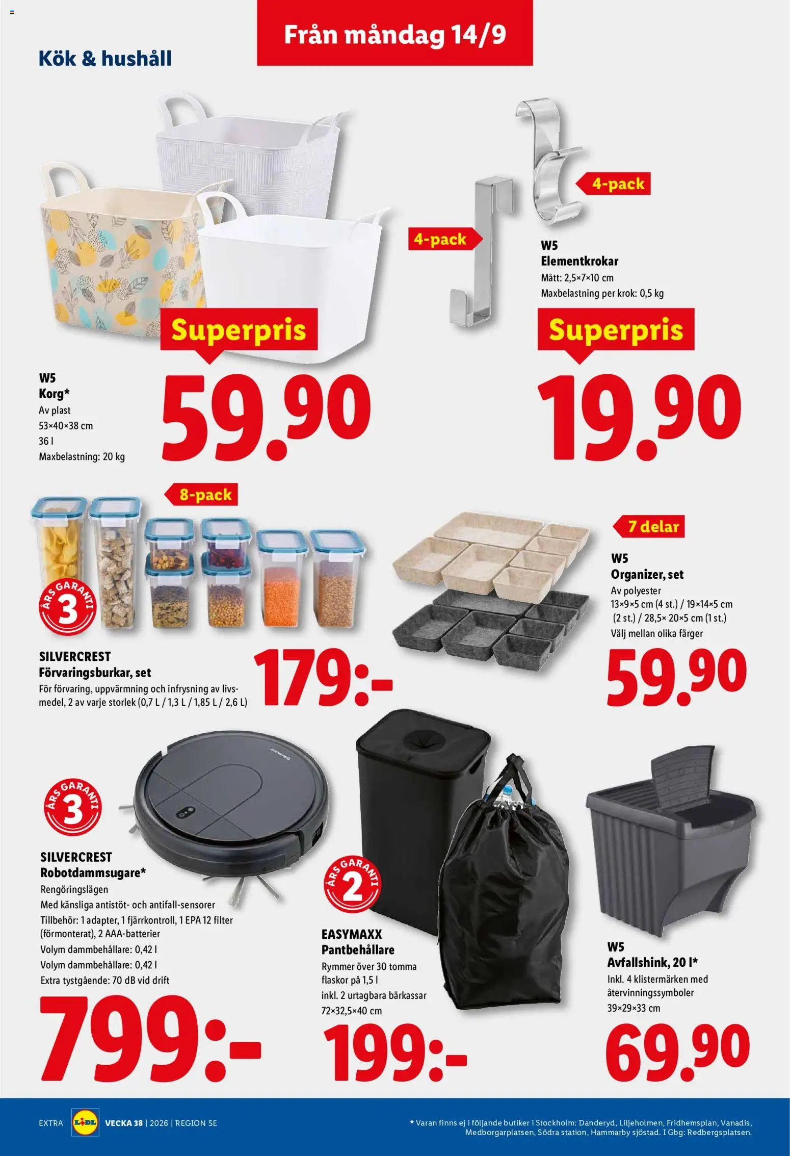 Lidl erbjudanden Reklamblad in Sverige