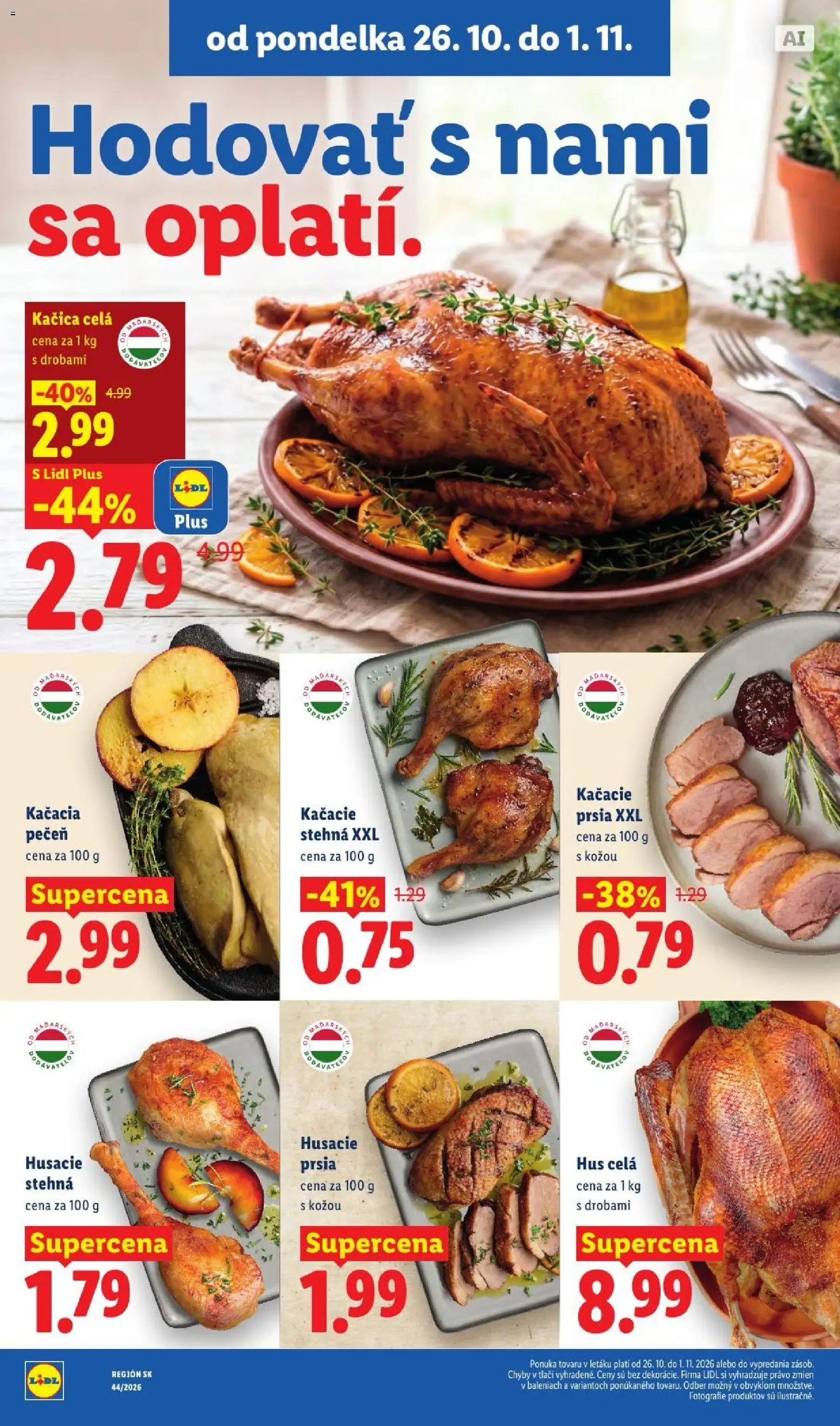 Lidl leták Leták in Slovensko