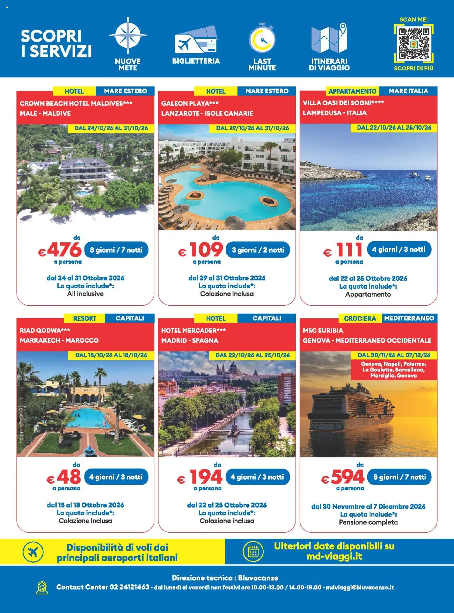 MD Discount volantino Volantino in Italy