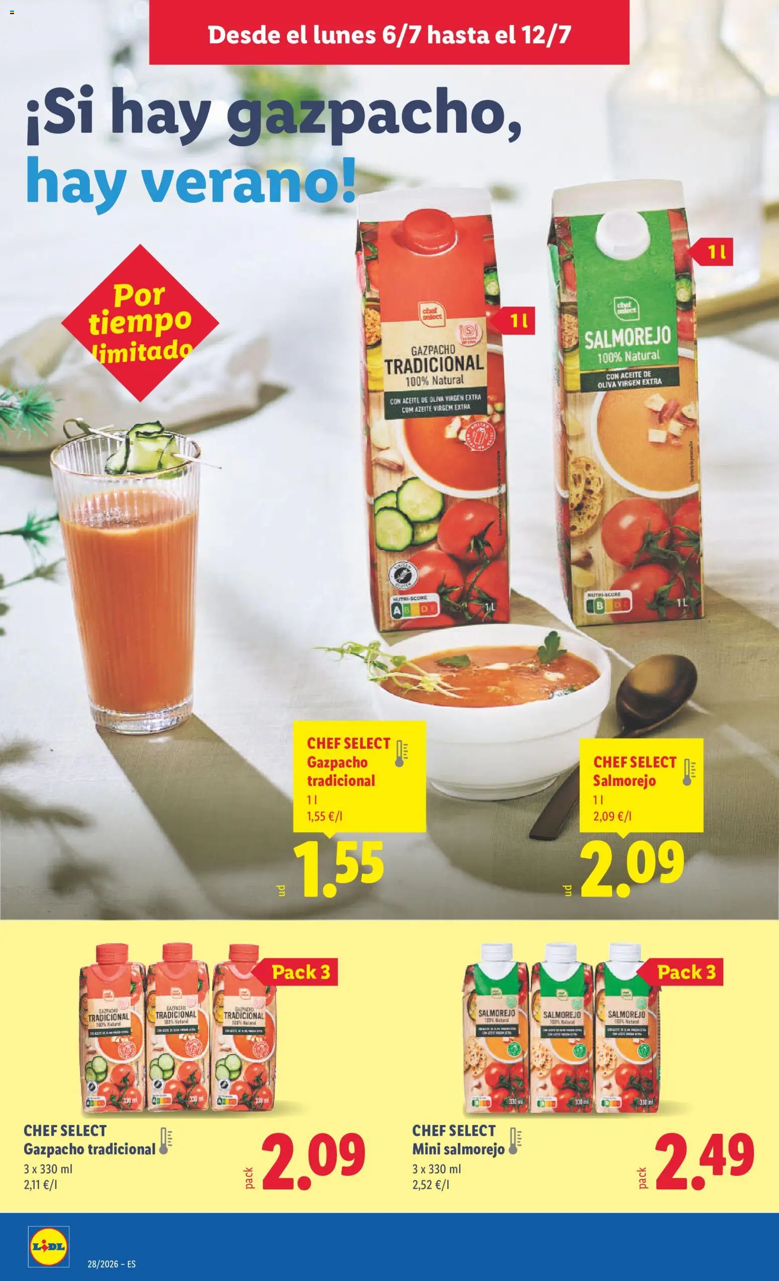 Lidl folleto desde 06/07/2026 | ¿Cómo obtener un descuento limitado? ¡Ahorra hoy mismo! | España