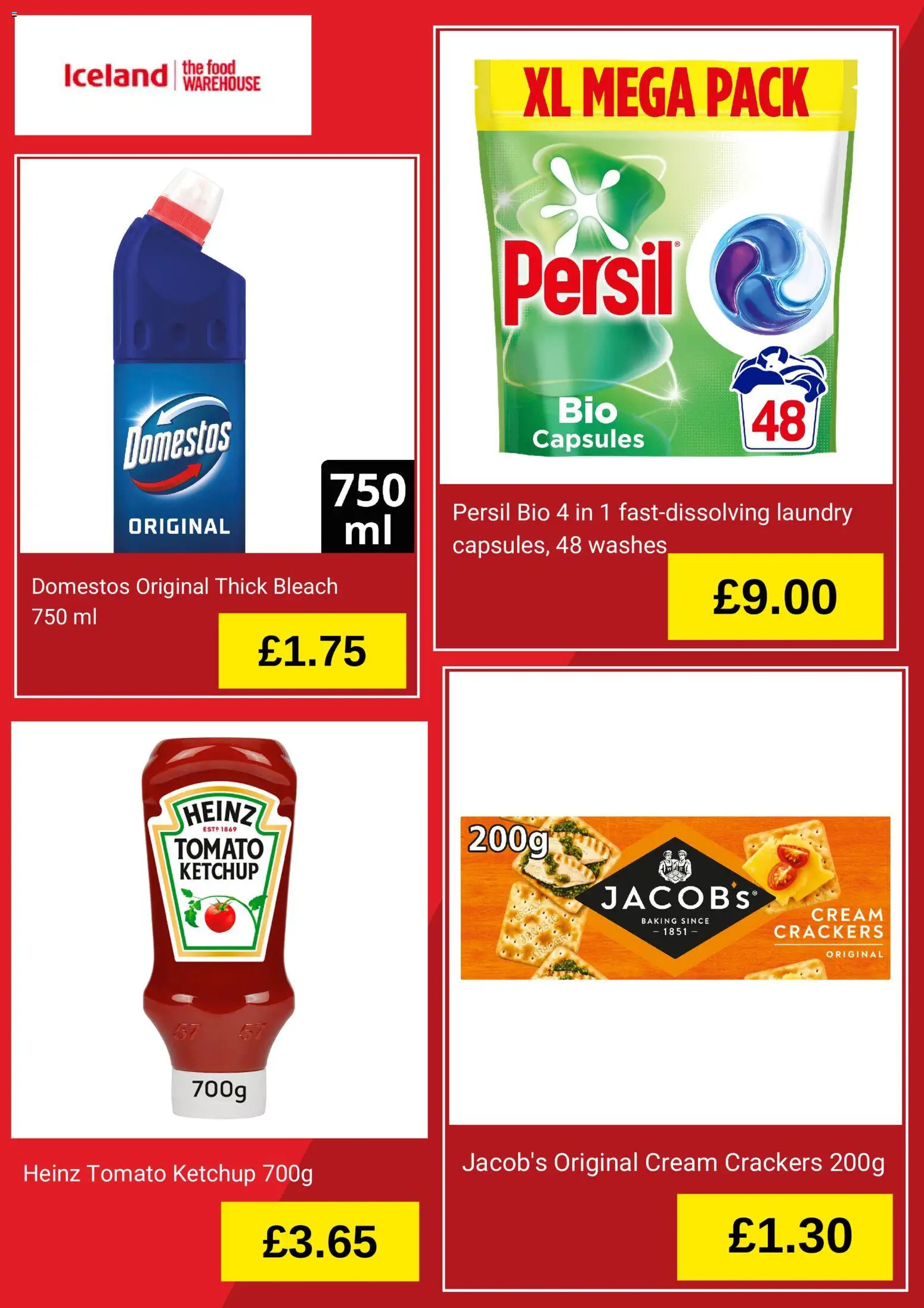 Iceland - sale Leaflet in United Kingdom