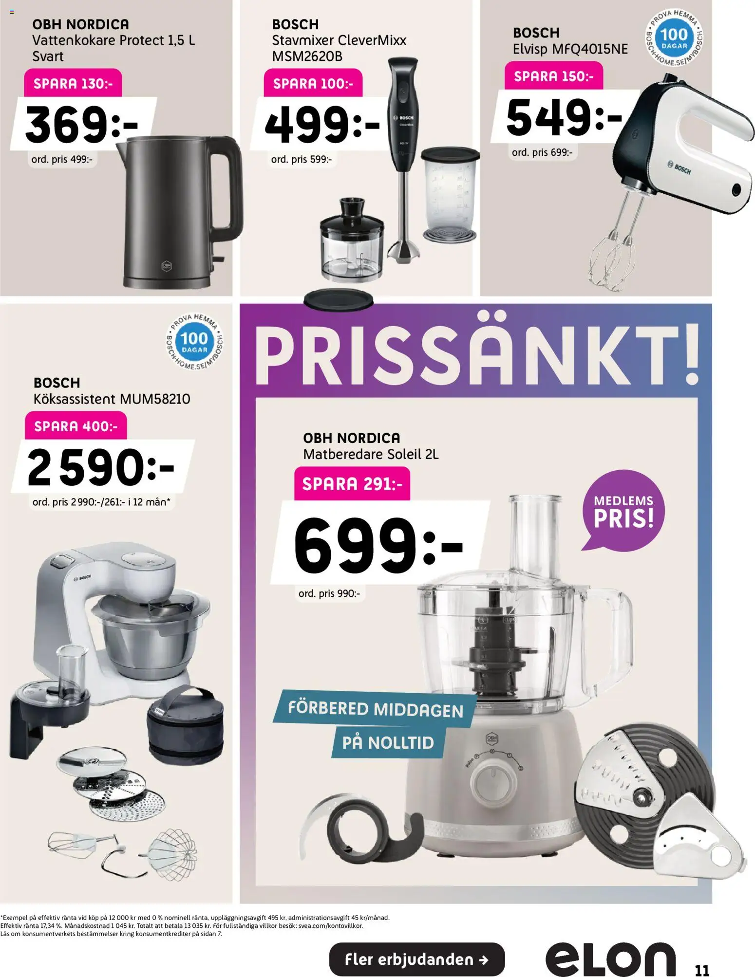 Elon erbjudanden Reklamblad in Sverige