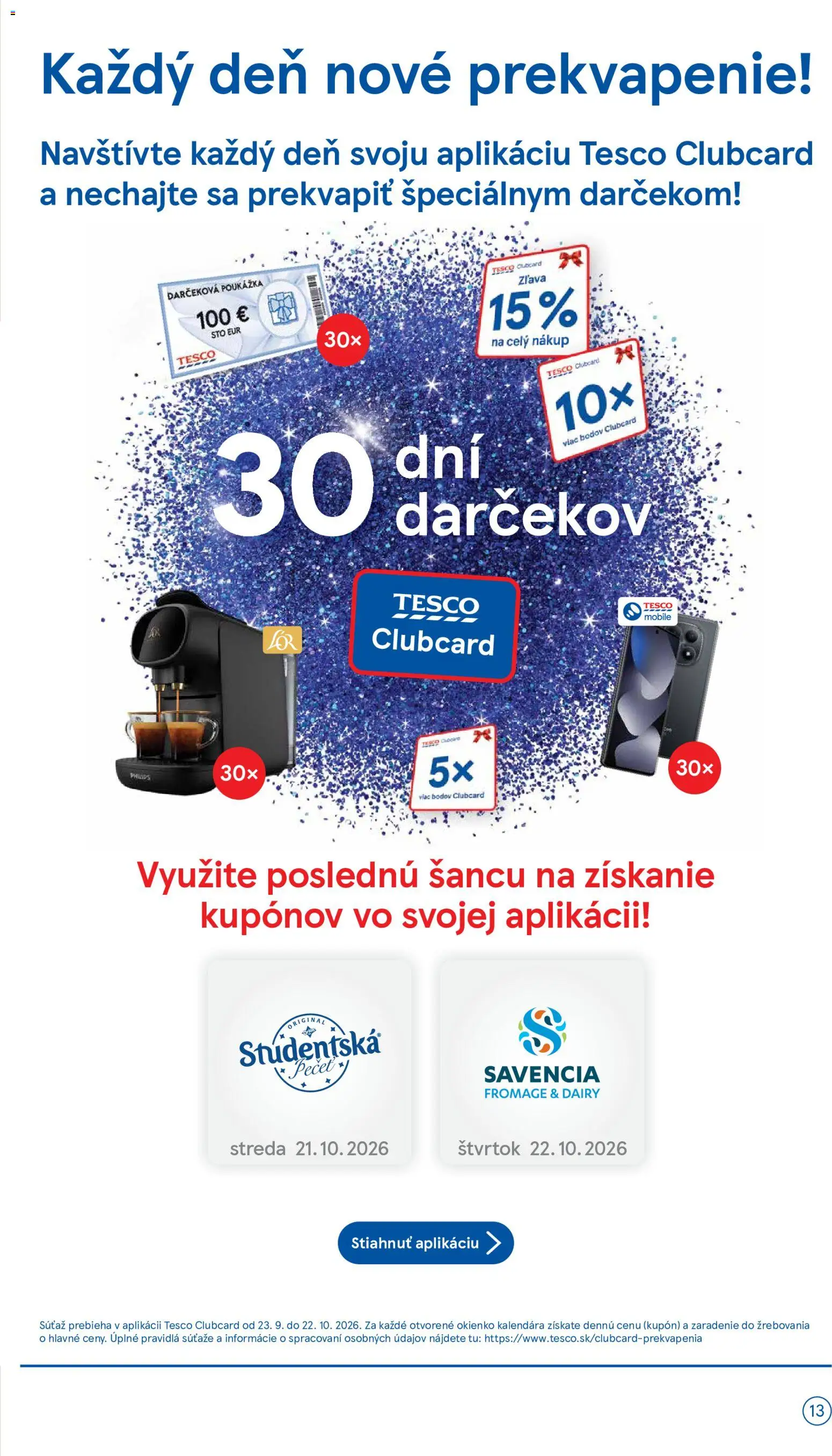 Tesco Hypermarket - leták Leták in Slovensko