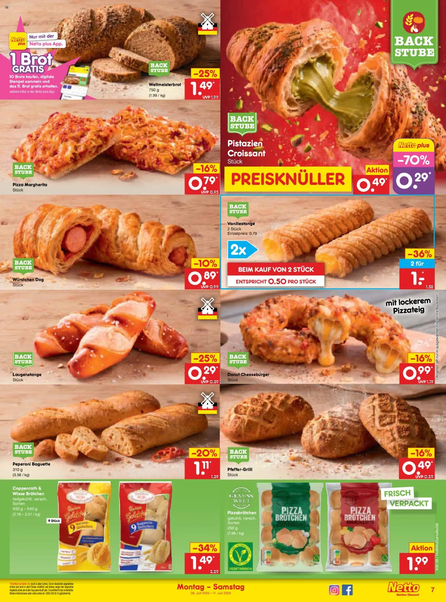 Netto Marken-Discount Prospekt | 06.07.2026 | Wie erhält man einen begrenzten Rabatt? | Deutschland