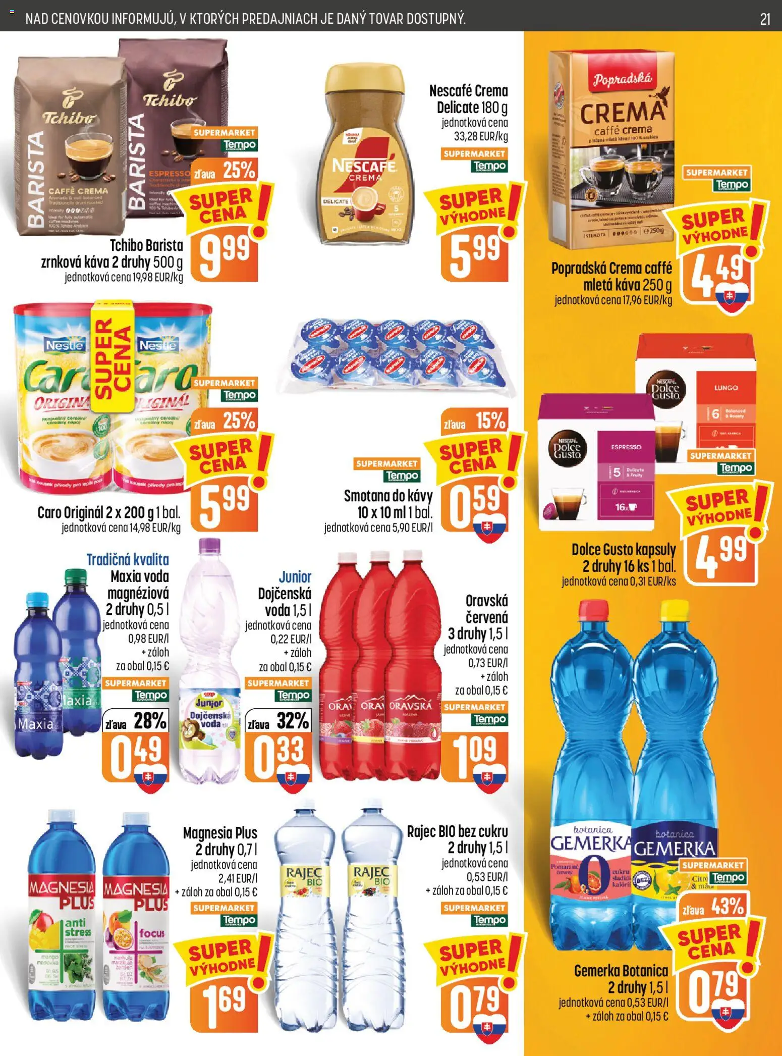 COOP Jednota leták Leták in Slovensko