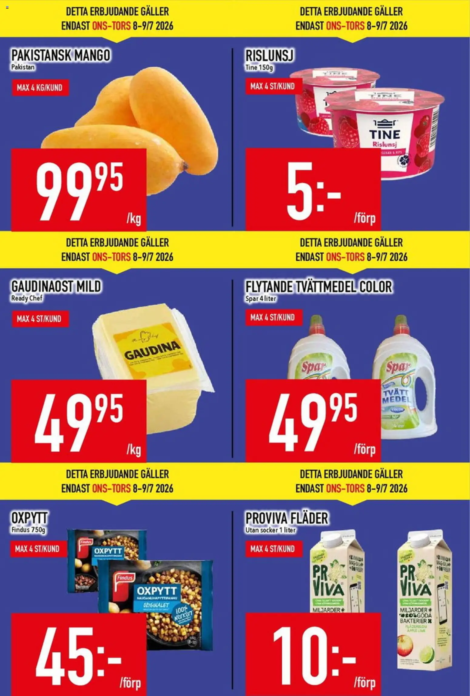 Nuvarande Matdax erbjudanden från 📣 06/07/2026 - 12/07/2026 📣 | Sverige