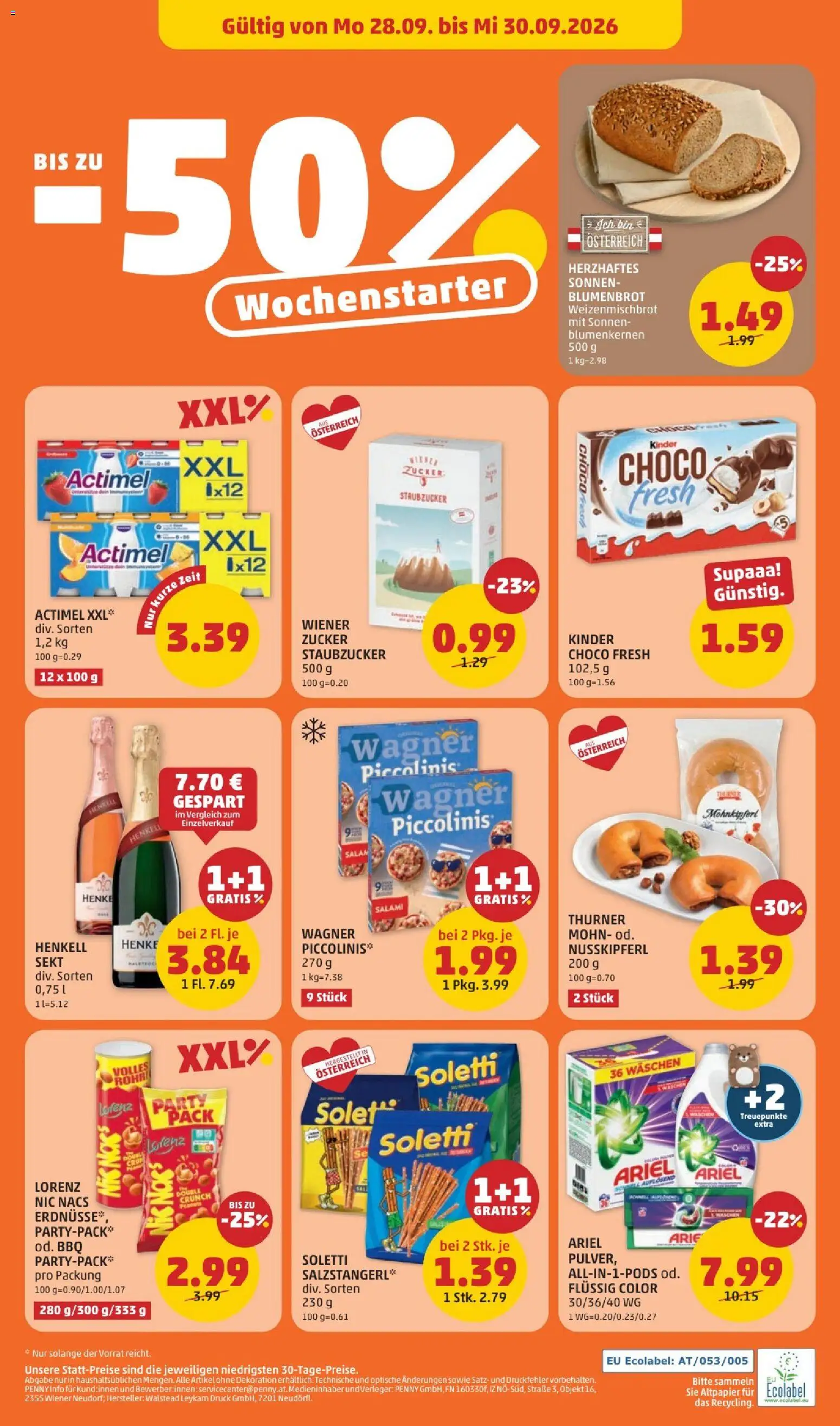 Penny Markt - Flugblatt Flugblatt in Österreich