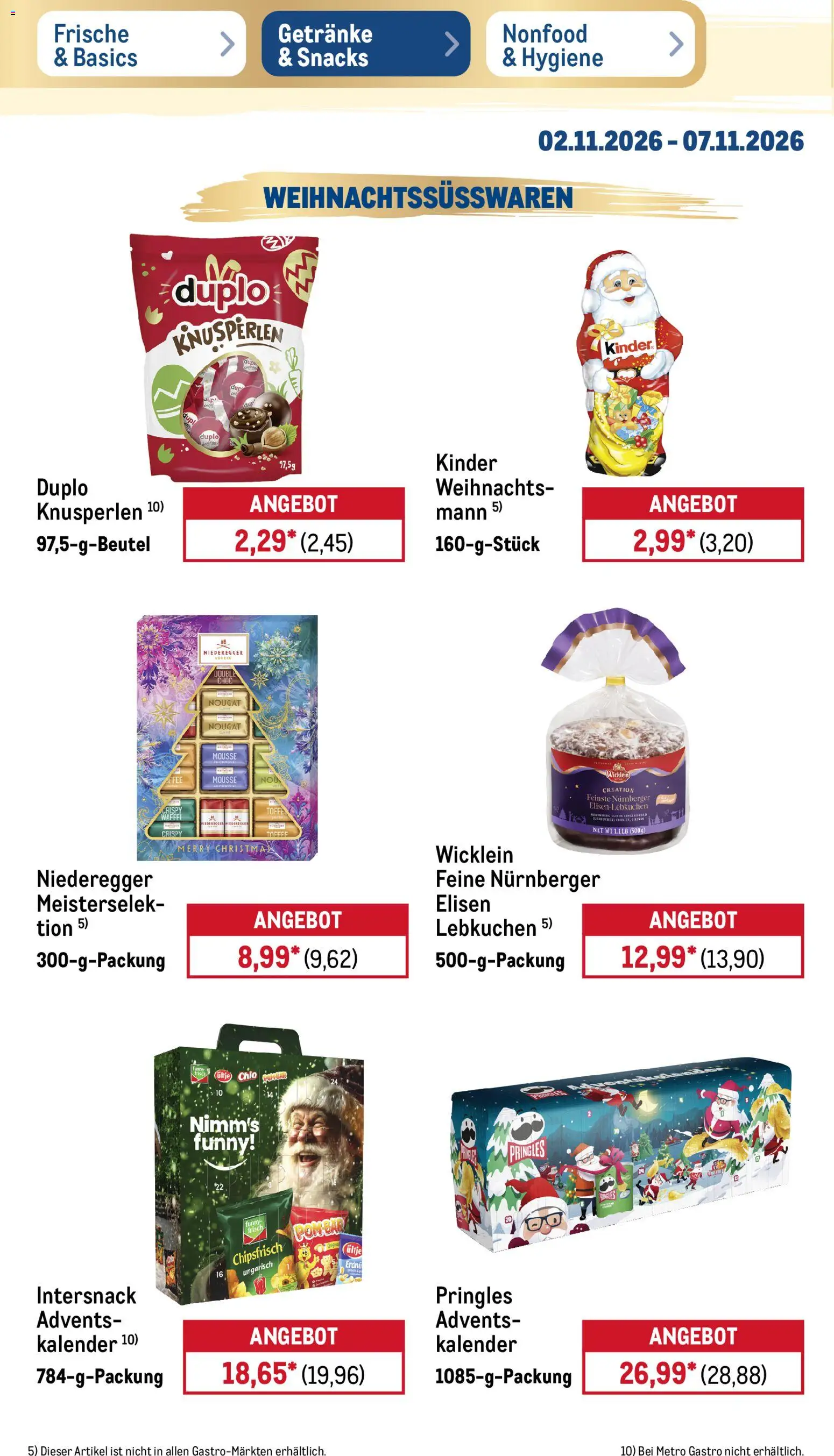 Metro Black Friday Prospekt in Deutschland