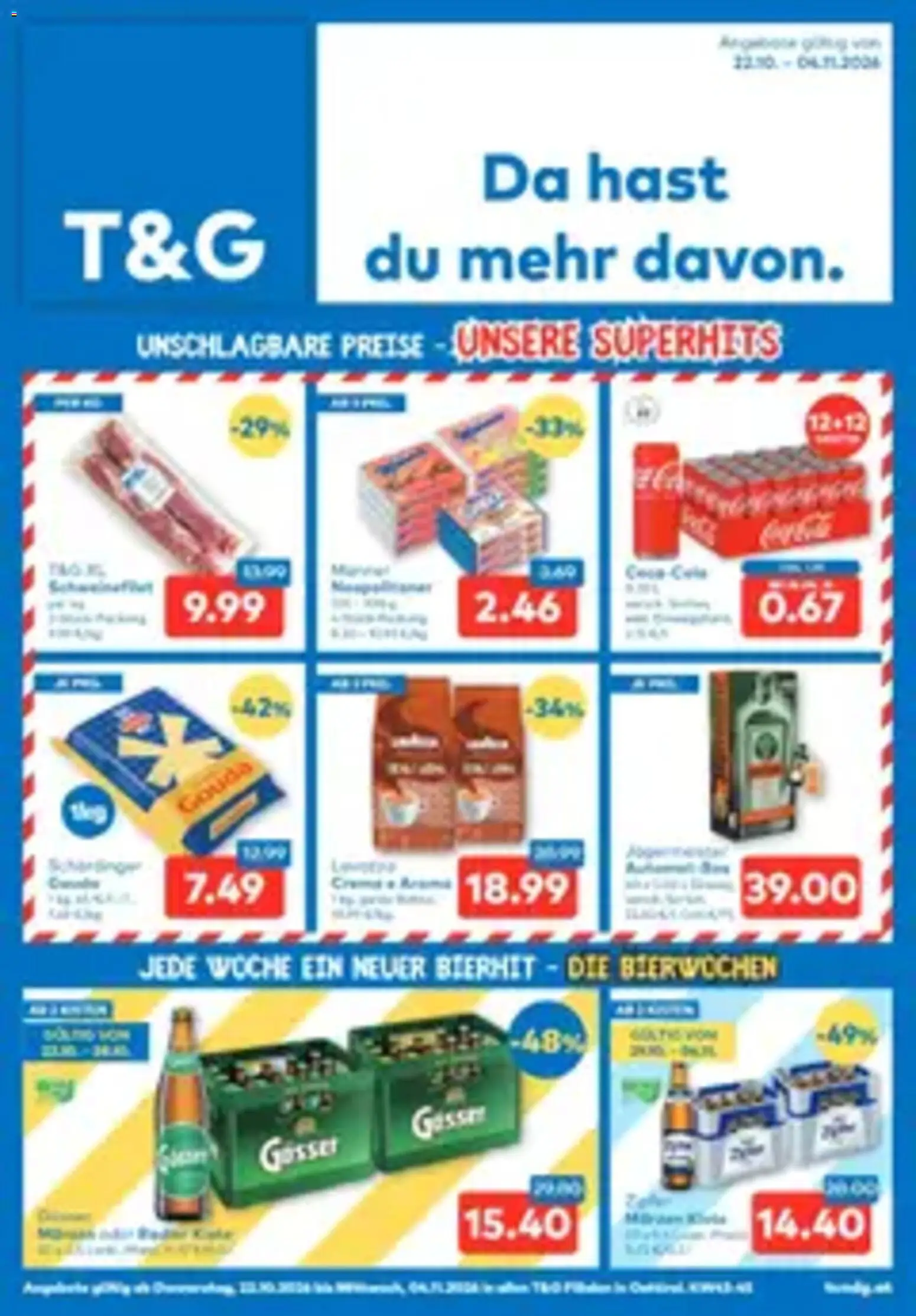 T&G Flugblatt Flugblatt in Österreich