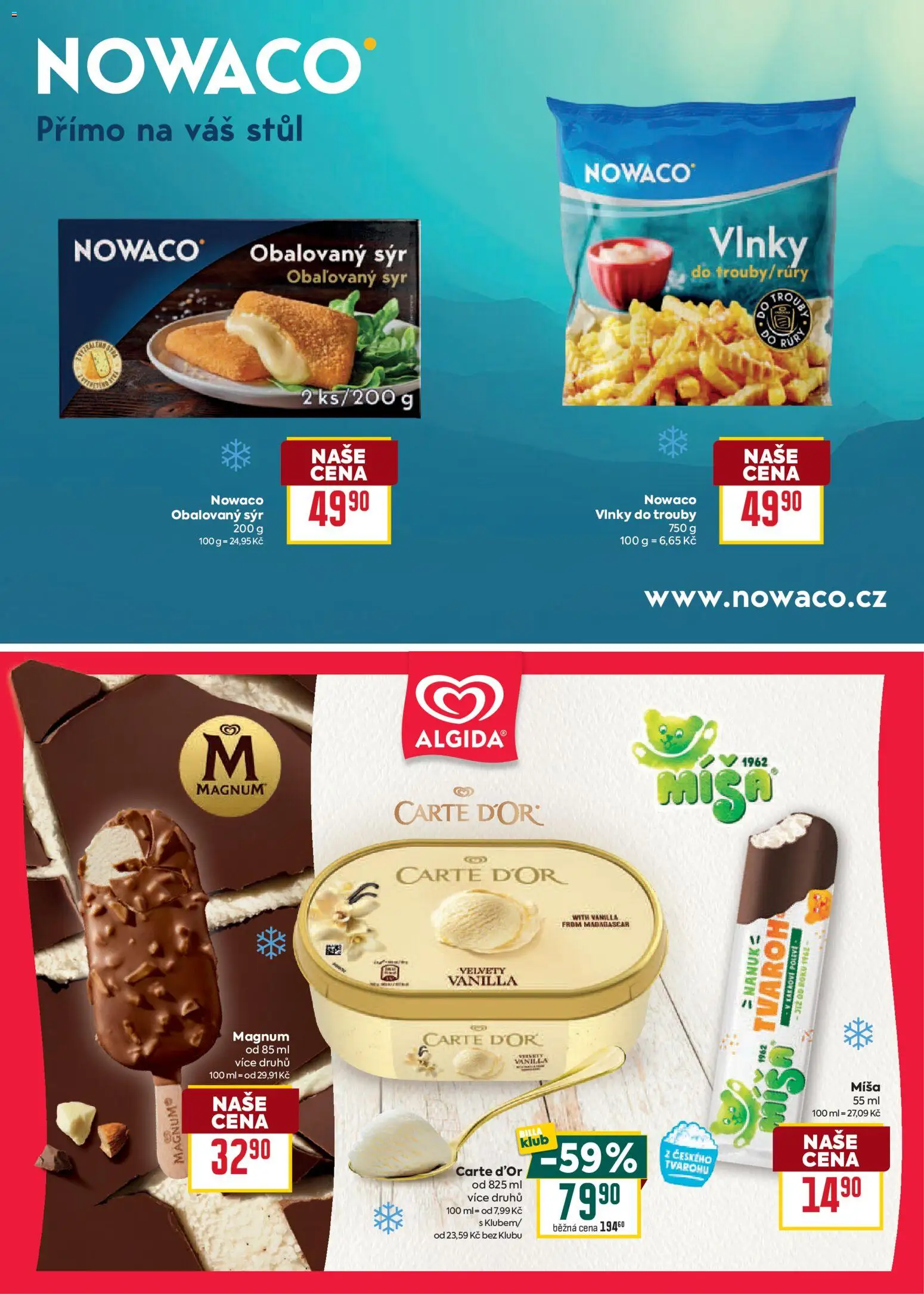 Billa Malý leták Leták in Česko