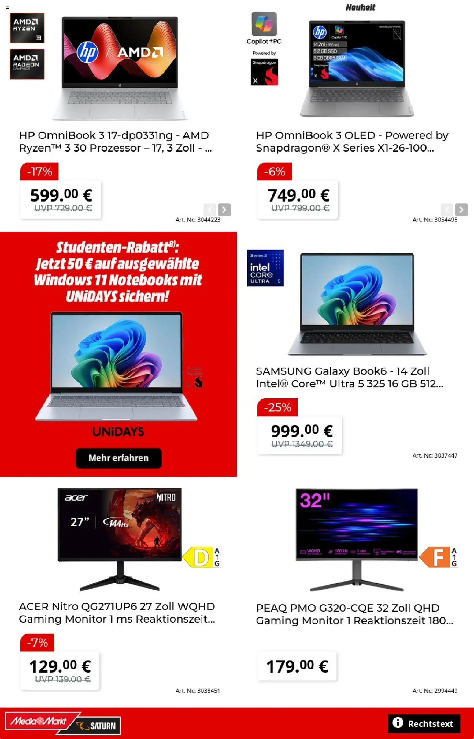 Media Markt Prospekt Prospekt in Deutschland