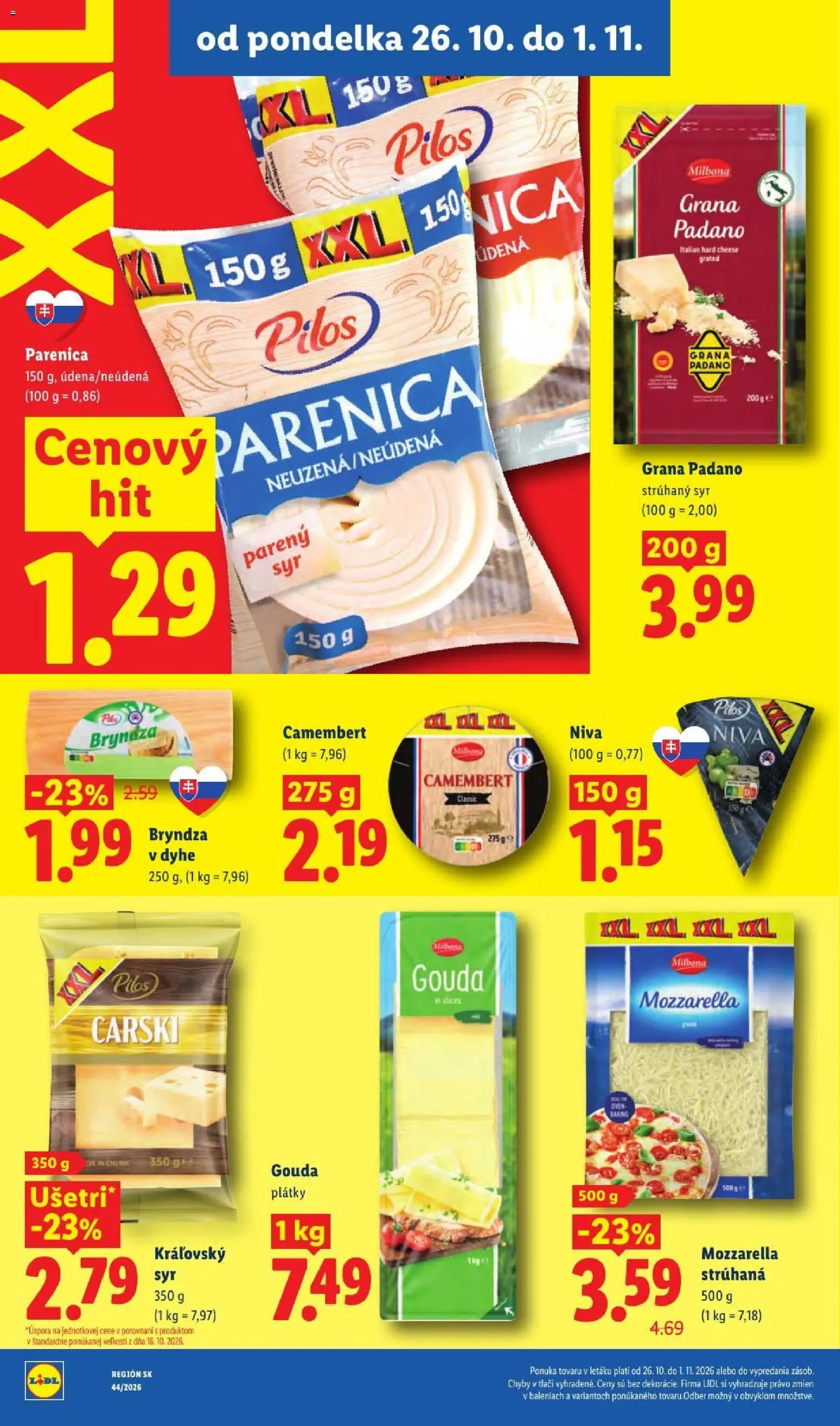 Lidl leták Leták in Slovensko
