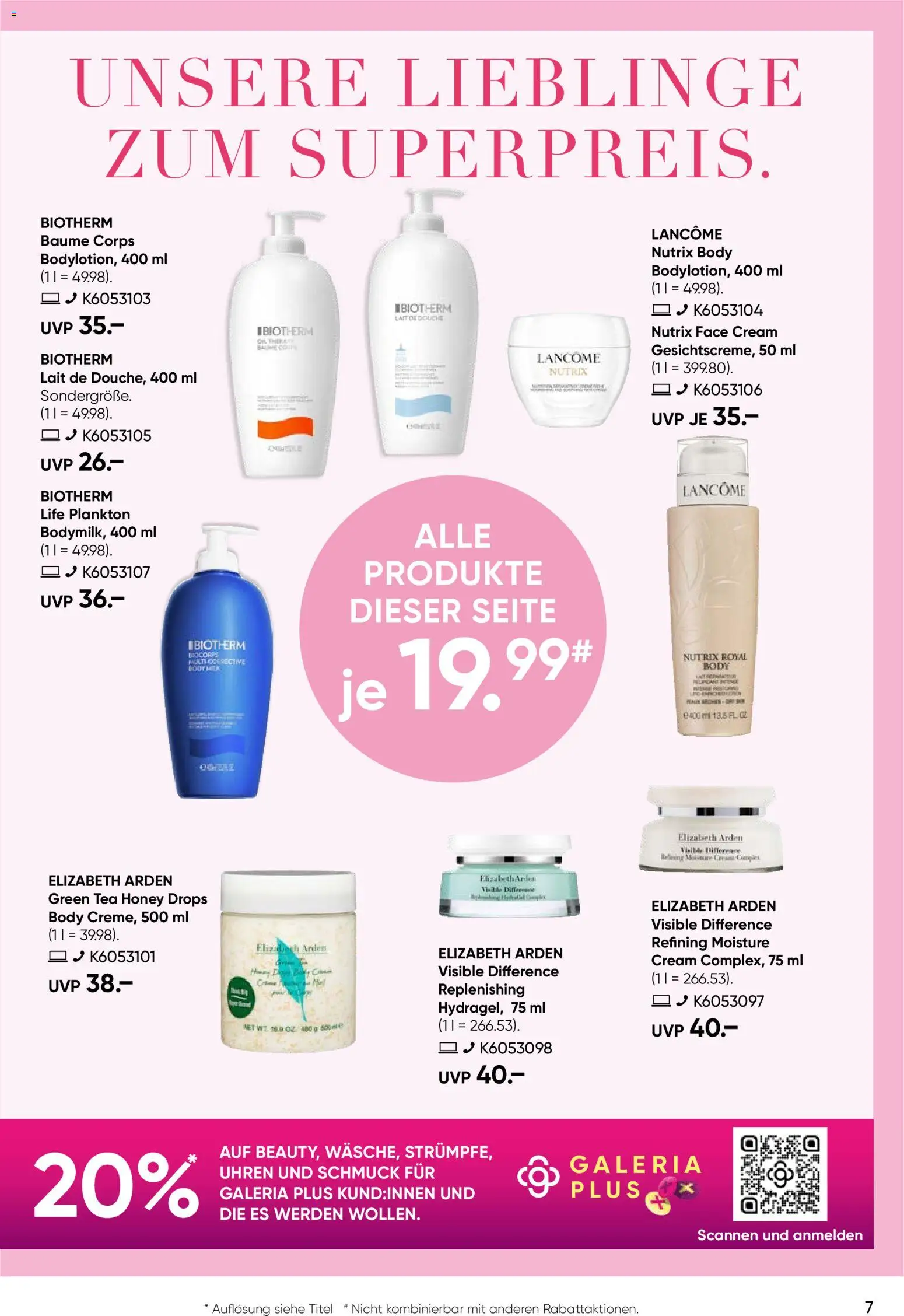 Galeria Karstadt Kaufhof Prospekt Prospekt in Deutschland