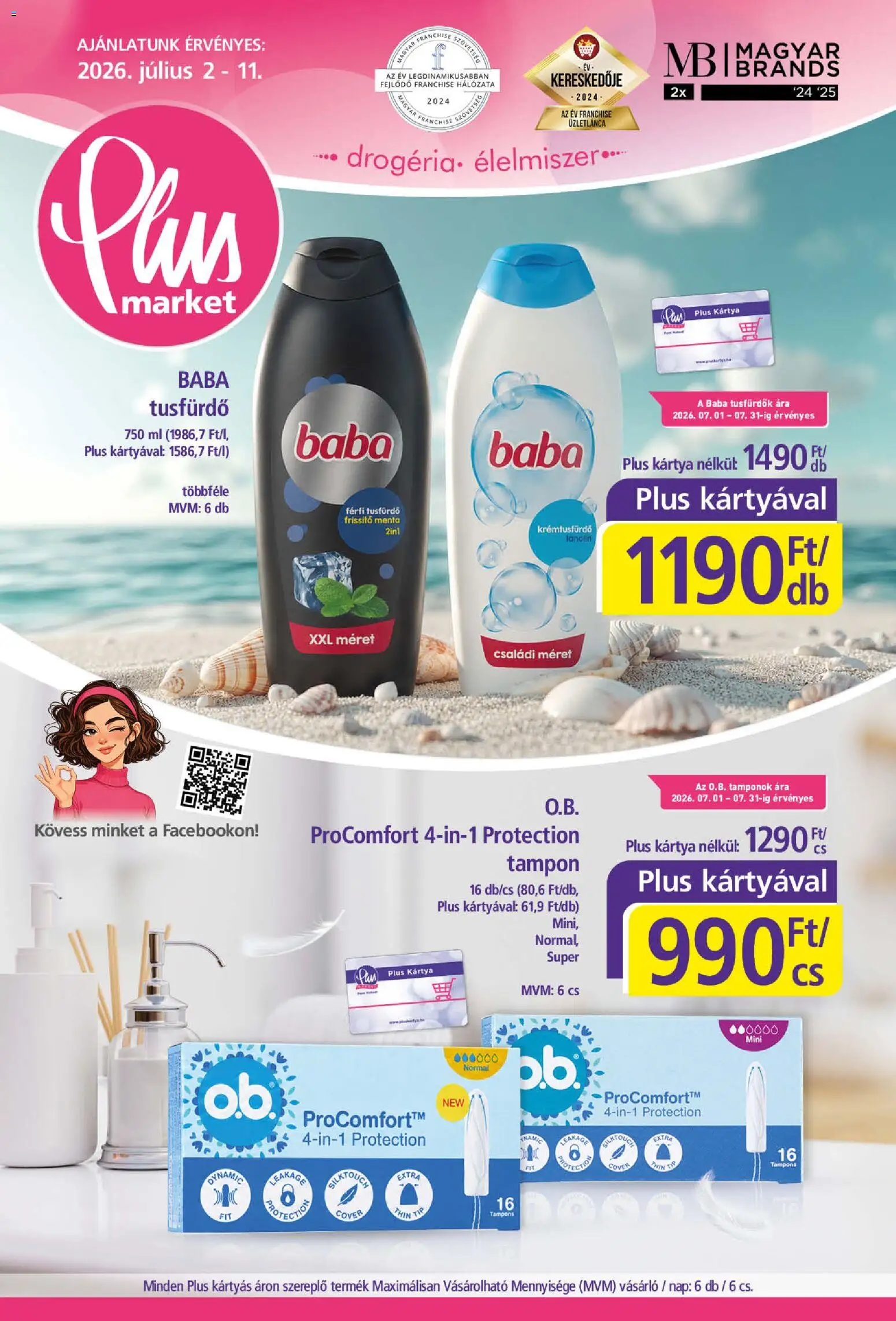 Plus Market Akciós Újság 2026.07.02.-tól/töl - fantasztikus ajánlatokat! 🛍️ | Magyarország
