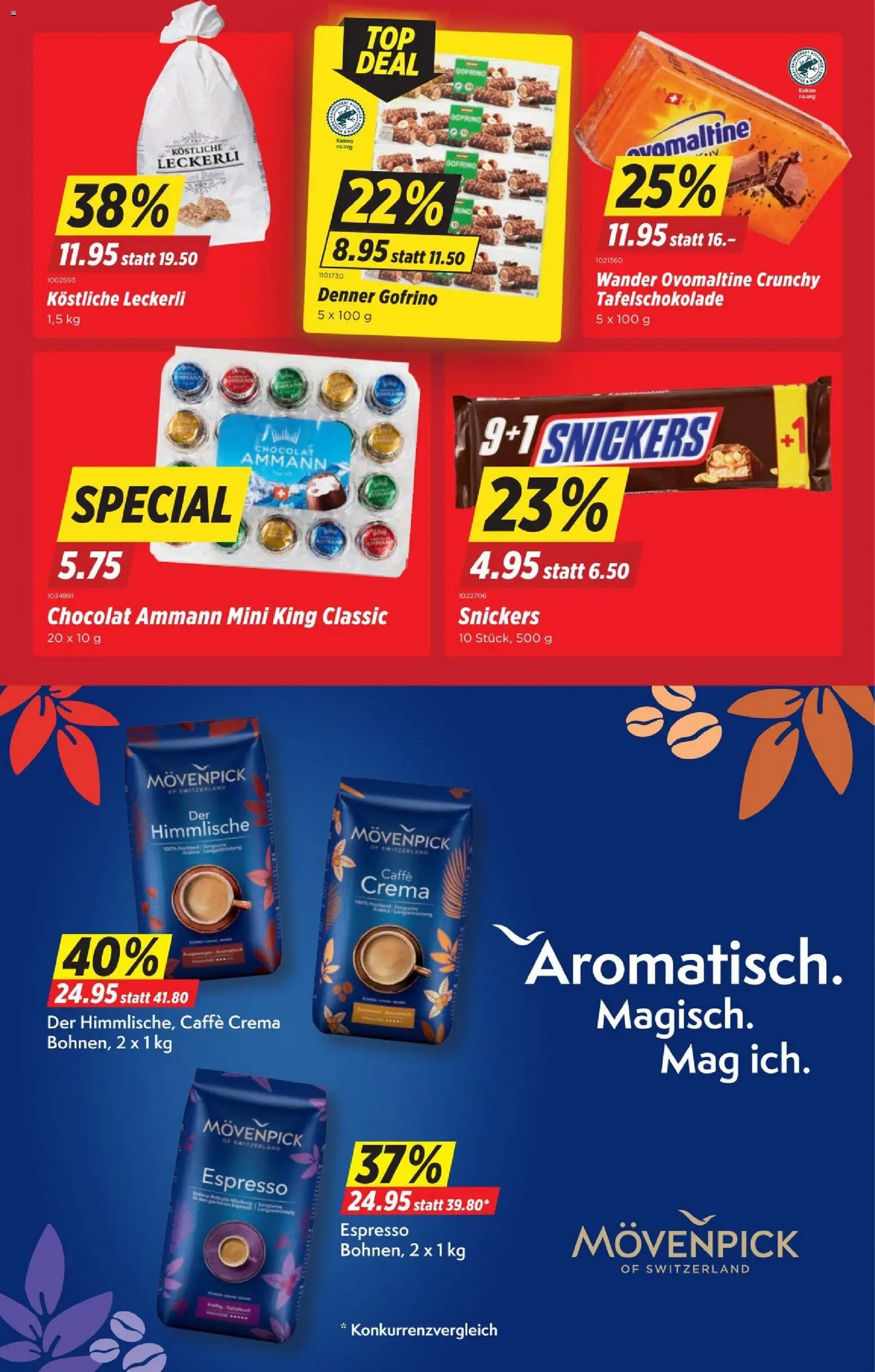 Denner aktionen Prospekt in Schweiz