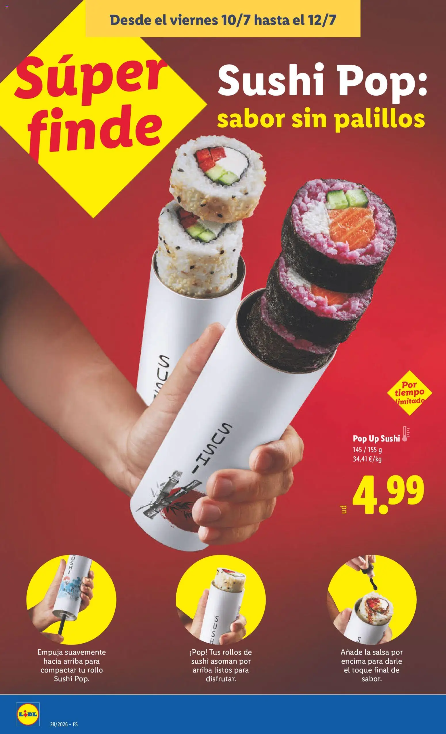 Lidl folleto desde 06/07/2026 | ¿Cómo obtener un descuento limitado? ¡Ahorra hoy mismo! | España