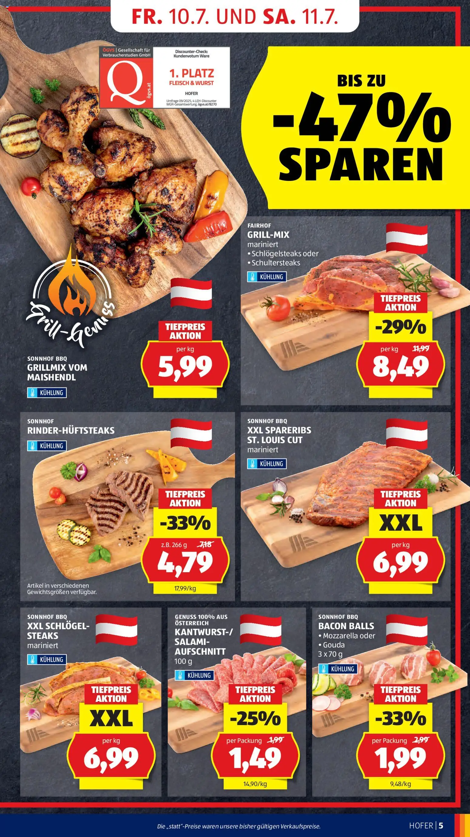 Sparen Sie mit dem | Hofer Flugblatt ab 10.07.2026 ✳️ Angebote | Österreich