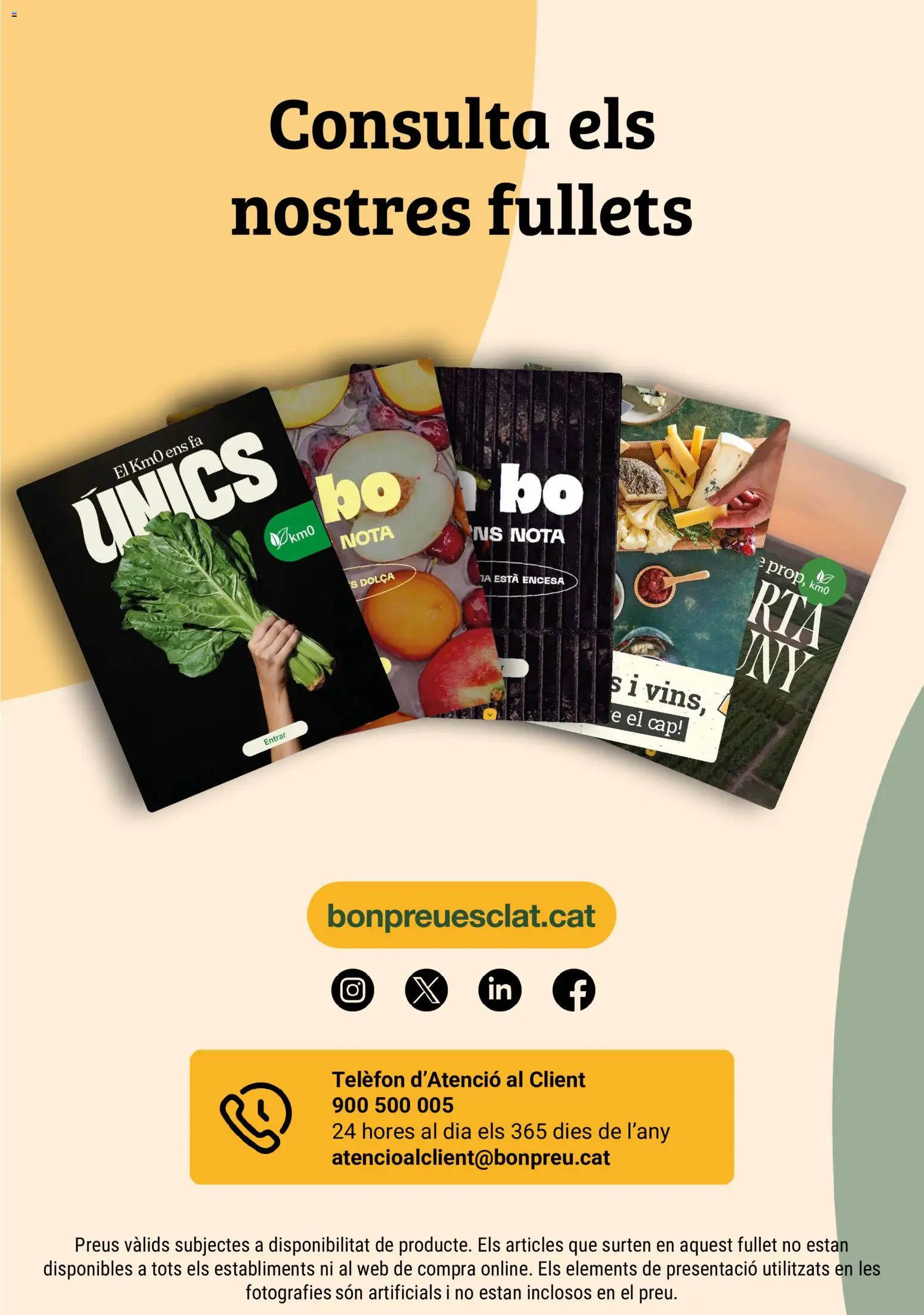 Bonpreu folleto Folleto in España