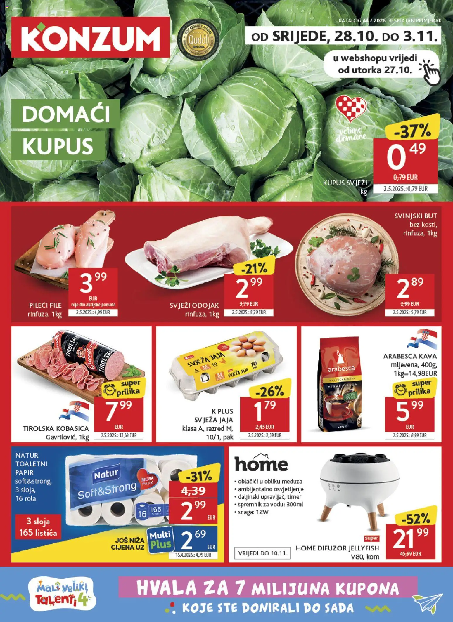 Konzum HR akciós újság Akciós újság in Magyarország