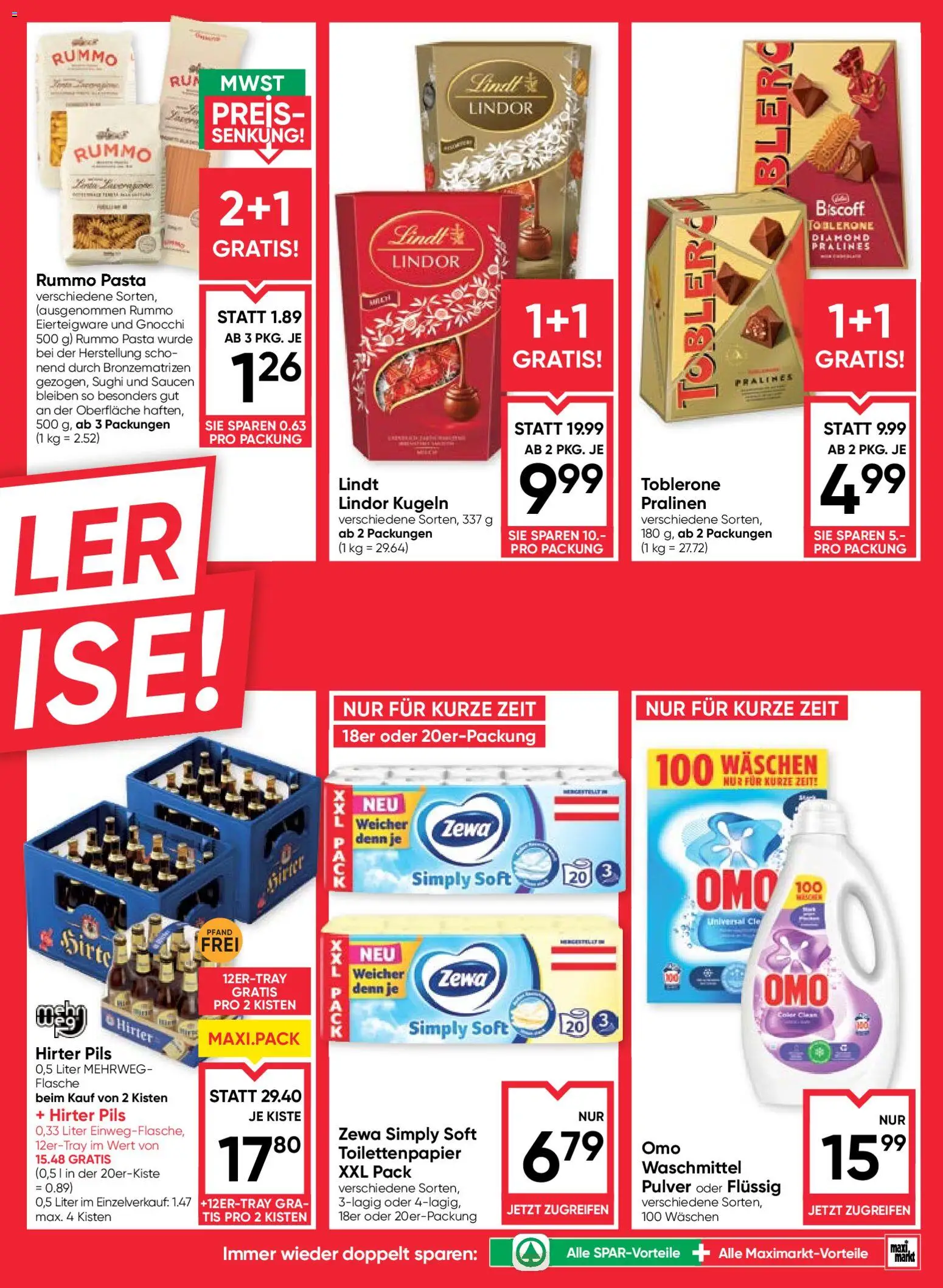 Maximarkt Flugblatt Flugblatt in Österreich