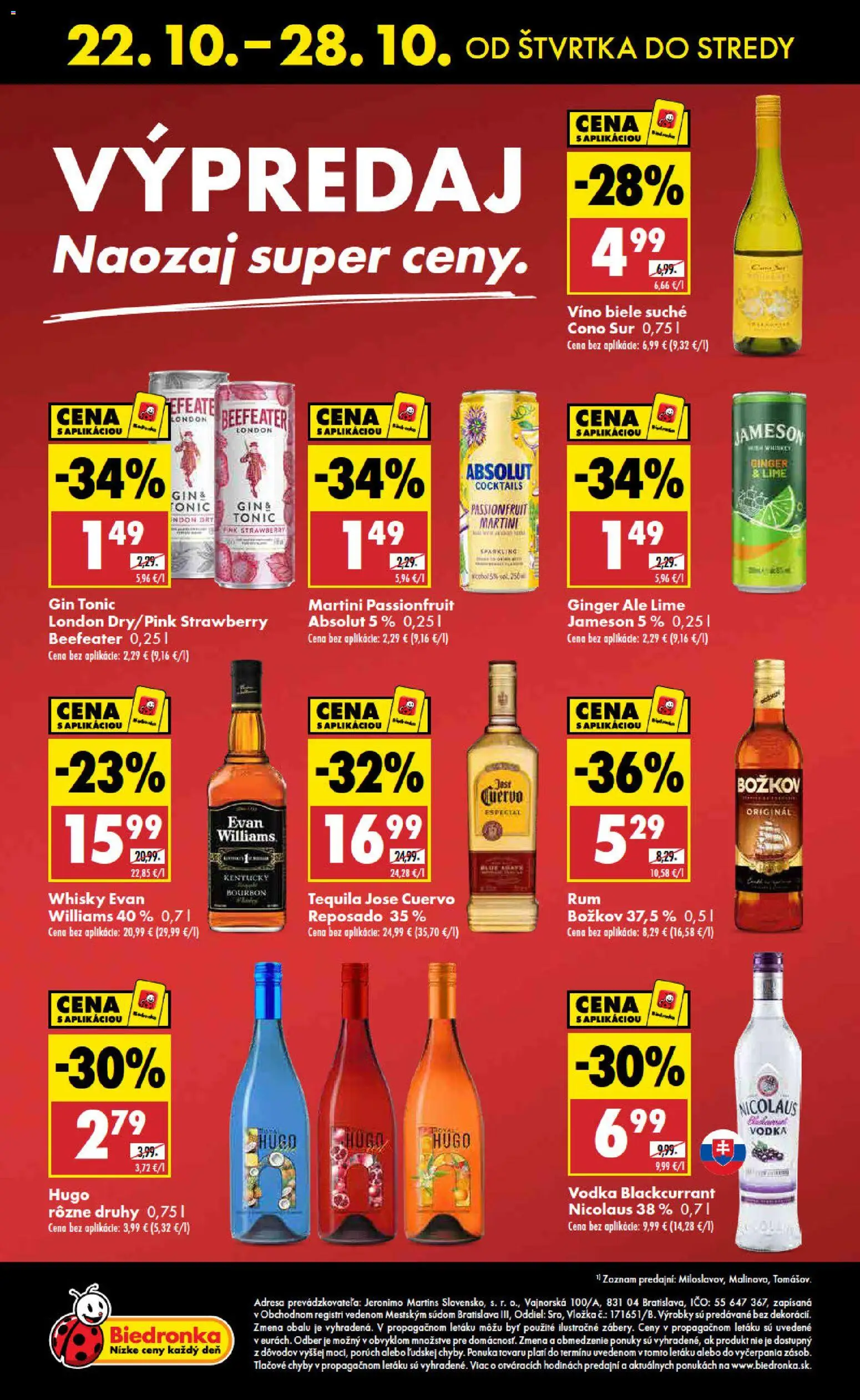 Biedronka leták Leták in Slovensko
