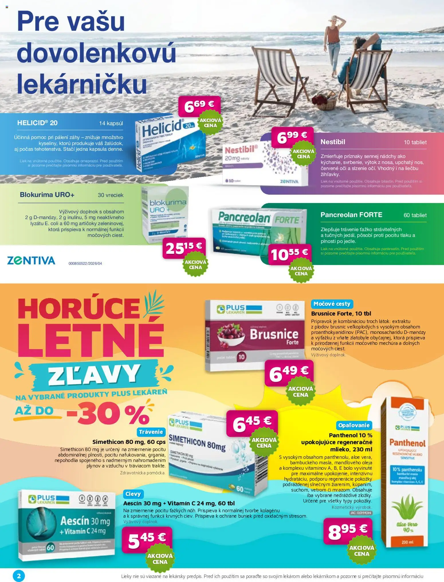 Plus lekáreň leták od 01.07.2026 » Pozrite si limitované zľavy a ušetrite ešte dnes! | Slovensko
