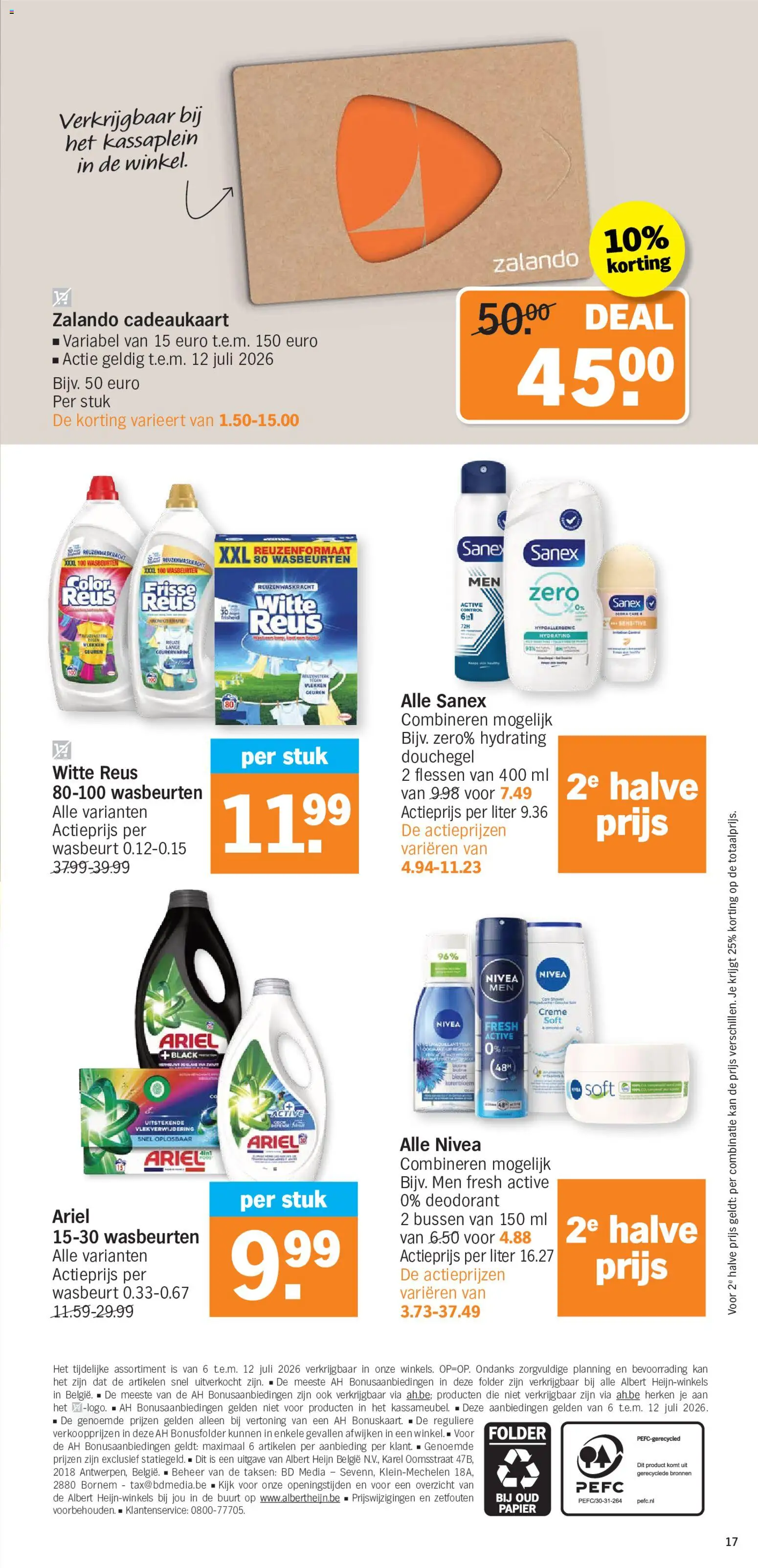 Nieuwe » Albert Heijn folder van 06/07/2026 🤩  « is er! Ontdek geweldige aanbiedingen en bespaar. | België