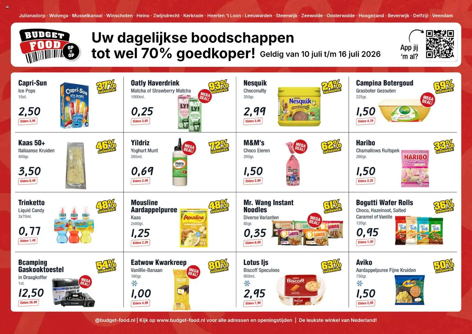Nieuwe » Budget Food folder voor Juli « is er! Ontdek geweldige aanbiedingen en bespaar. | Nederland