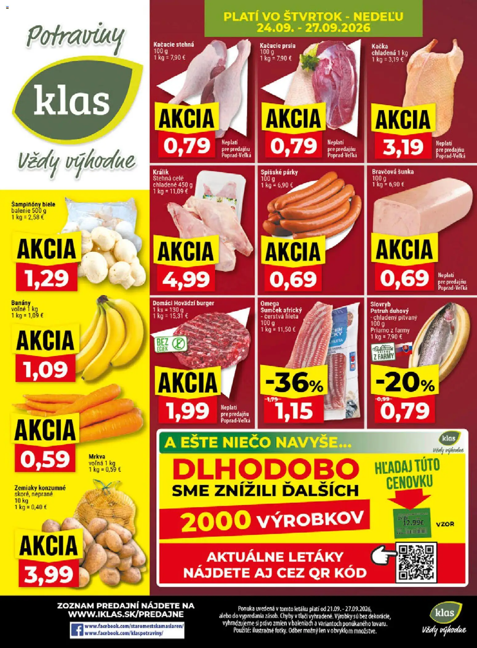 Klas leták Leták in Slovensko