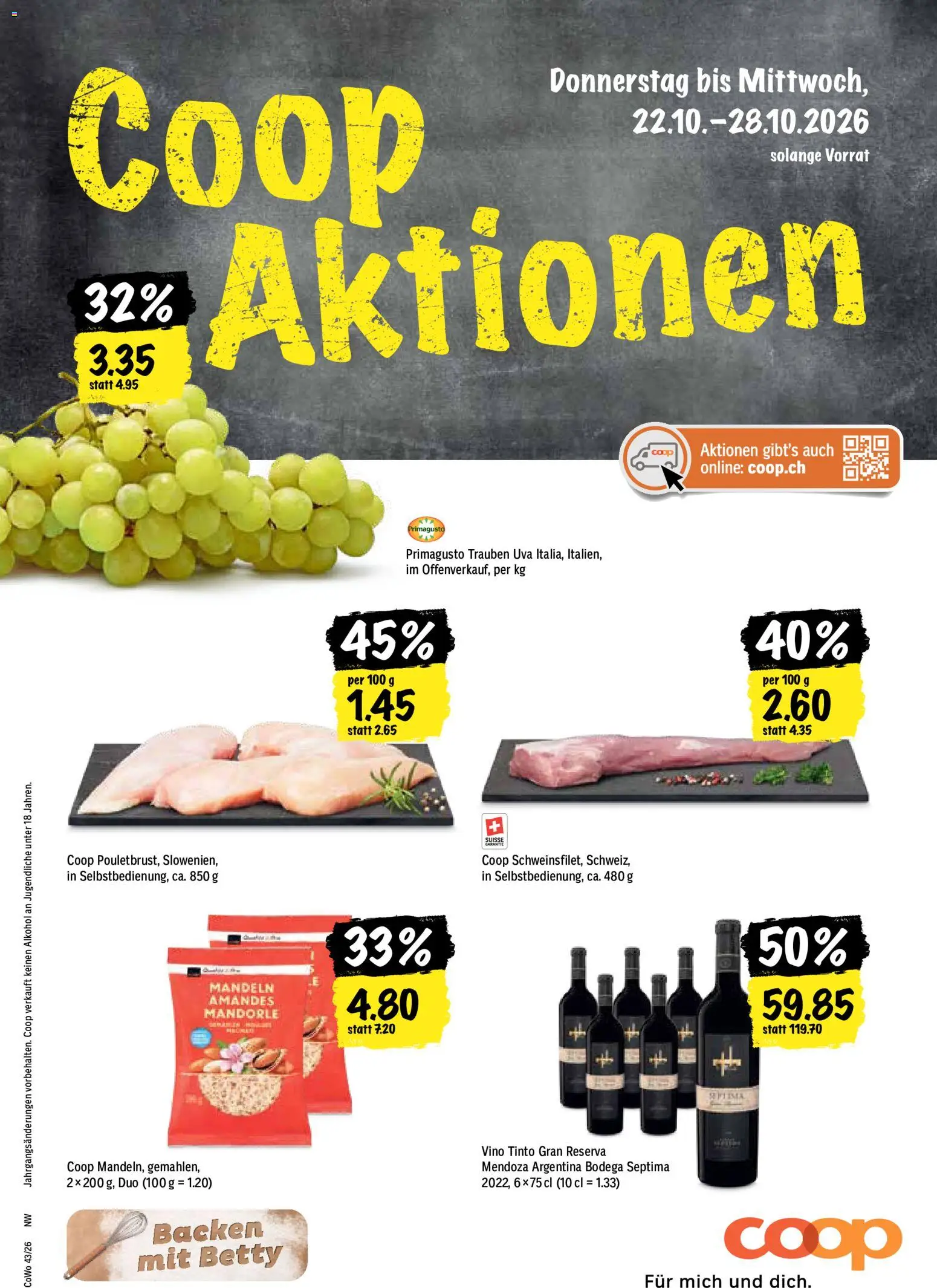 Coop aktionen Prospekt in Schweiz