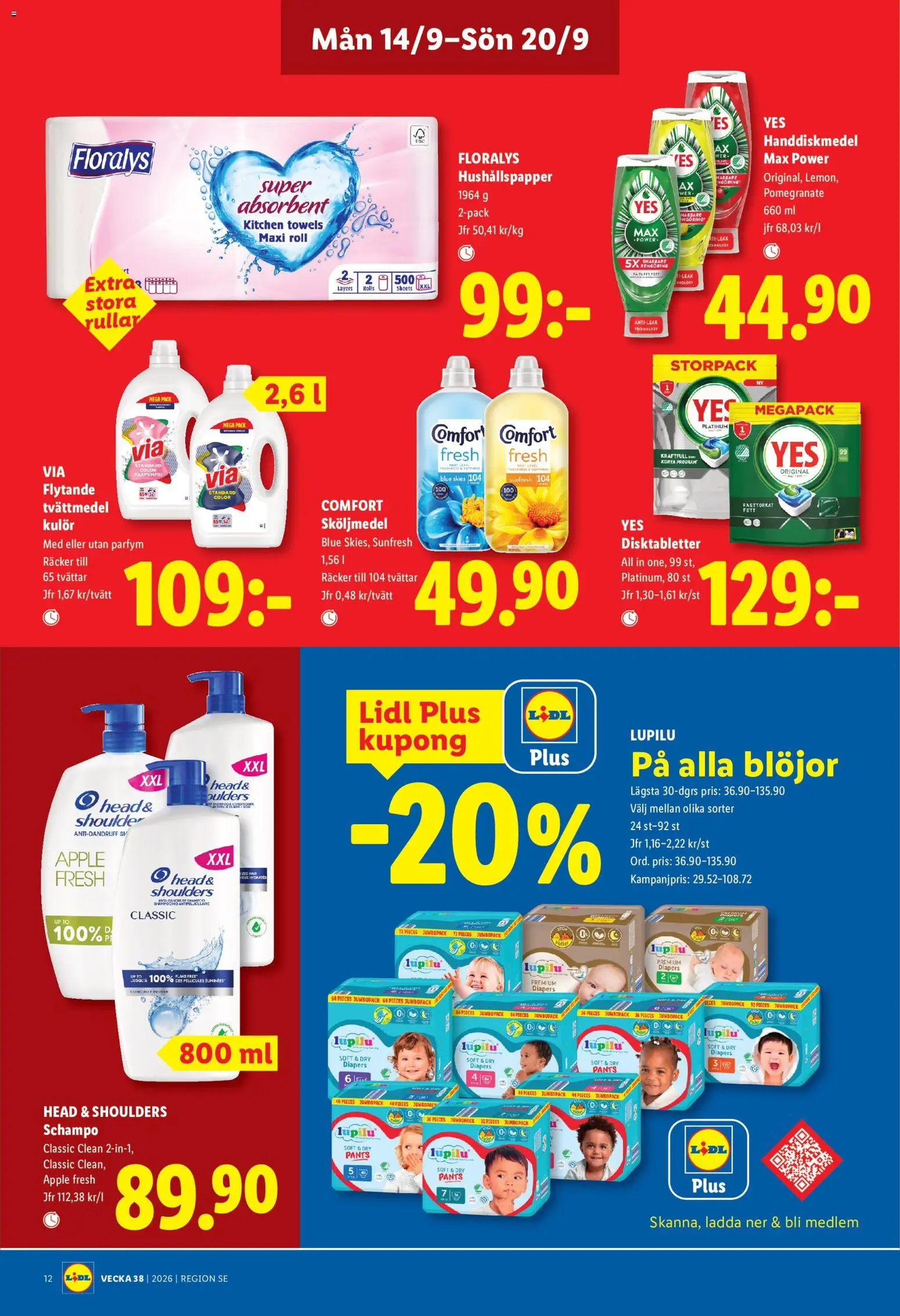Lidl erbjudanden Reklamblad in Sverige