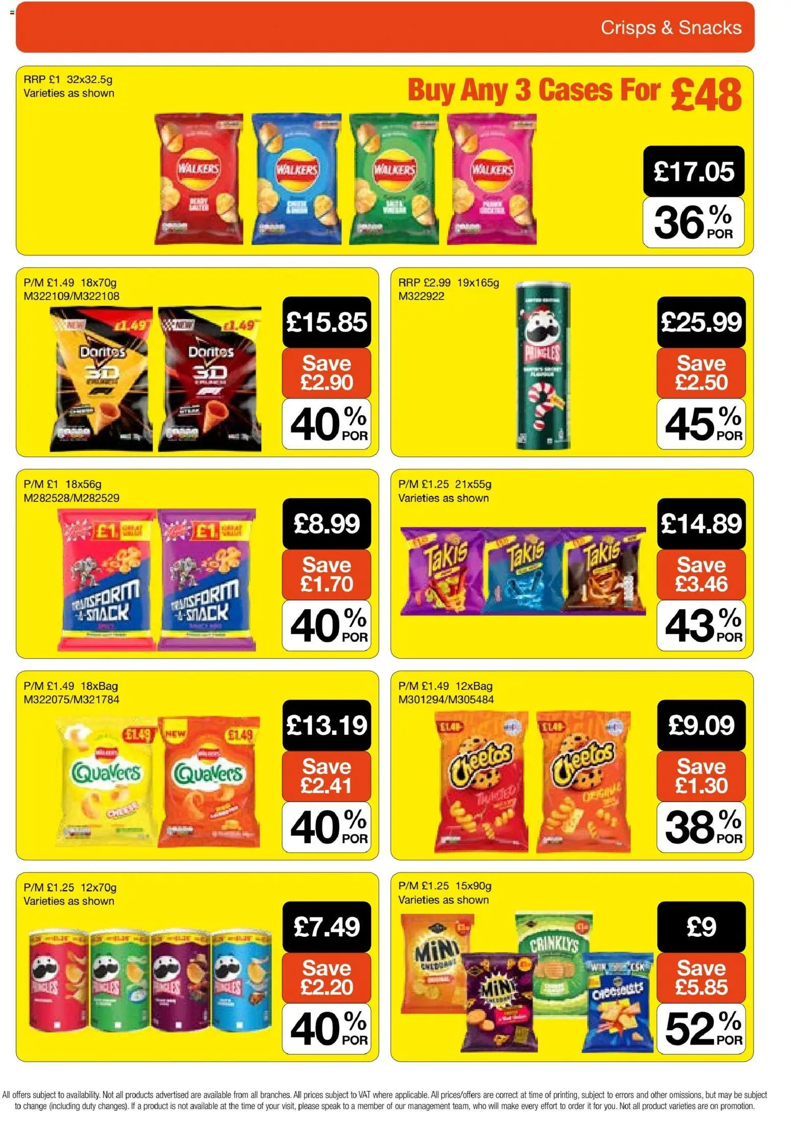 Booker Wholesale - NP9 National Promotions Leaflet in United Kingdom