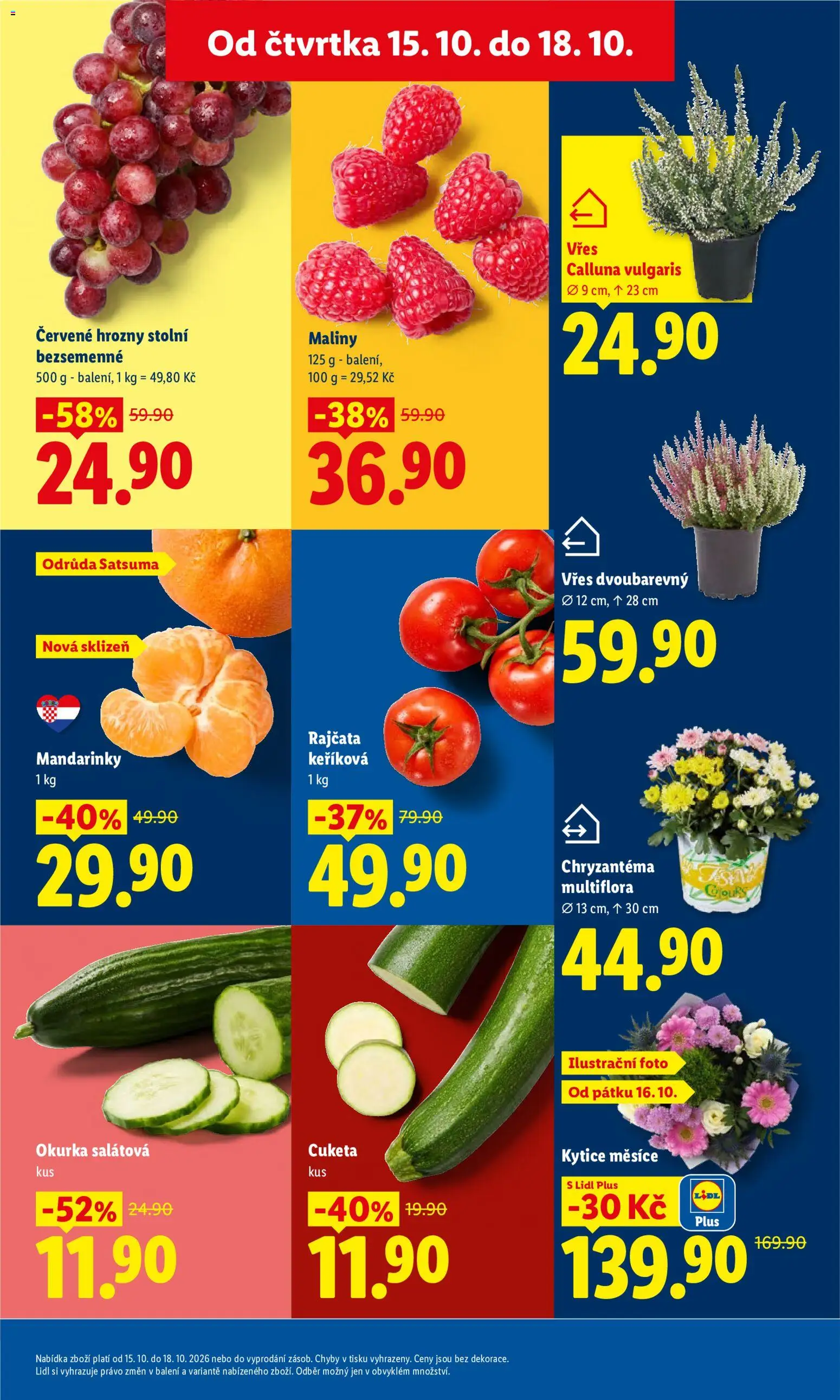Lidl leták Leták in Česko