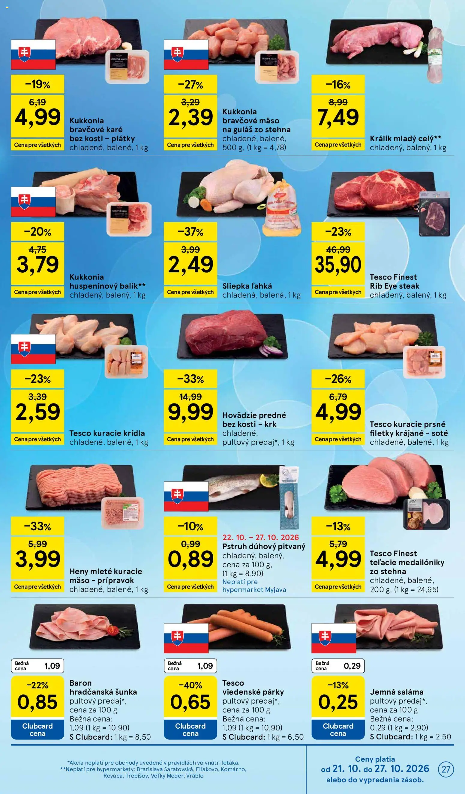 Tesco Hypermarket - leták Leták in Slovensko