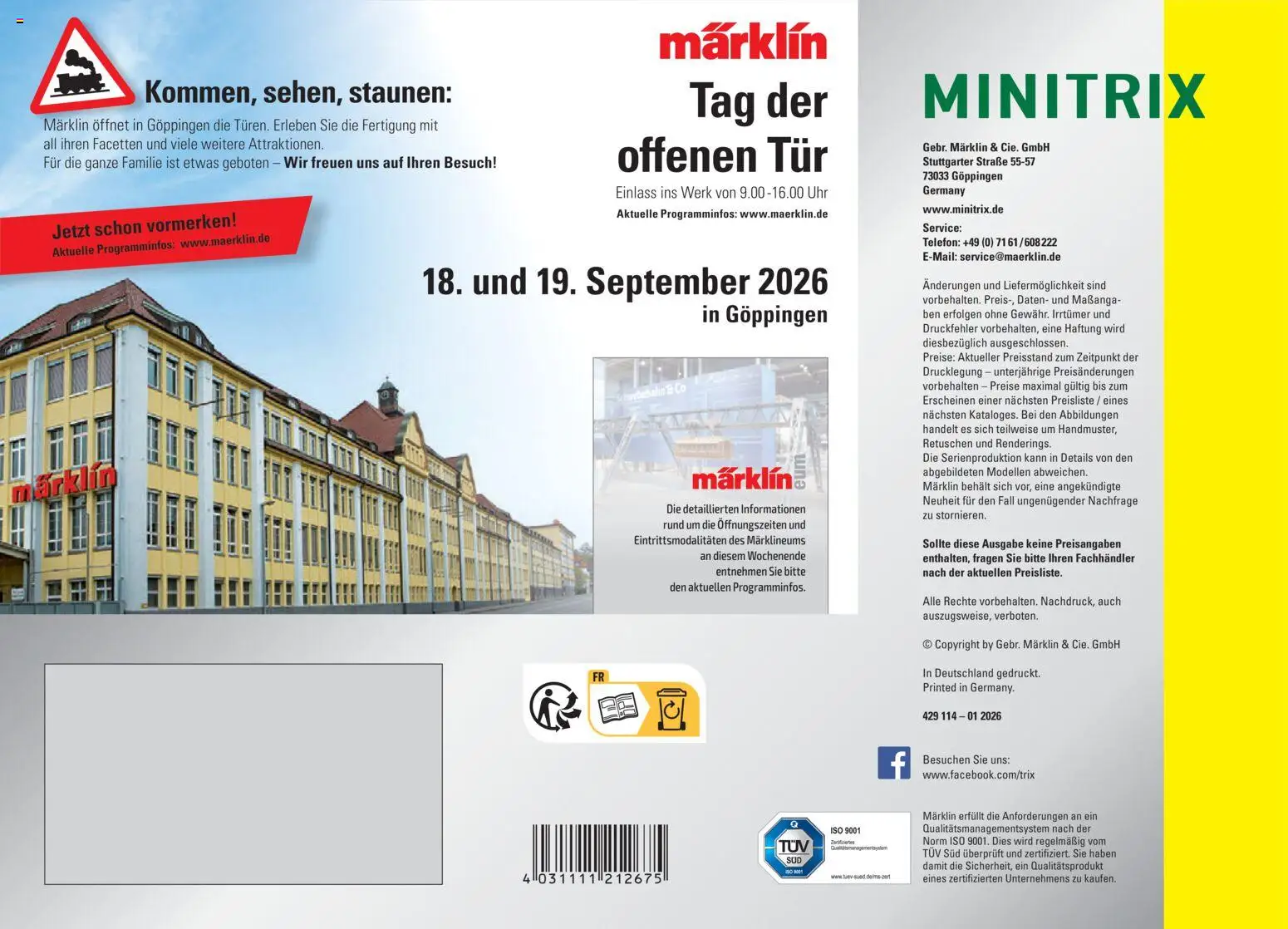 Conrad Trix Katalog Prospekt in Deutschland