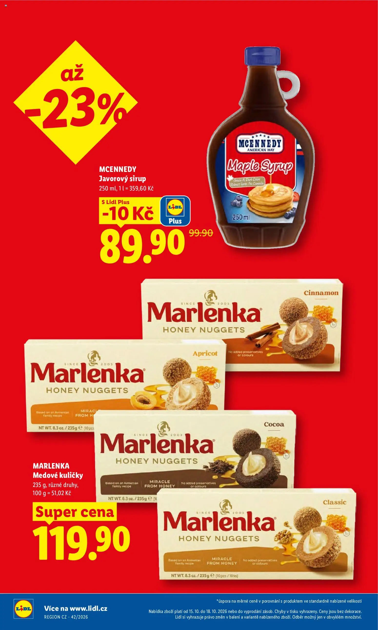 Lidl leták Leták in Česko