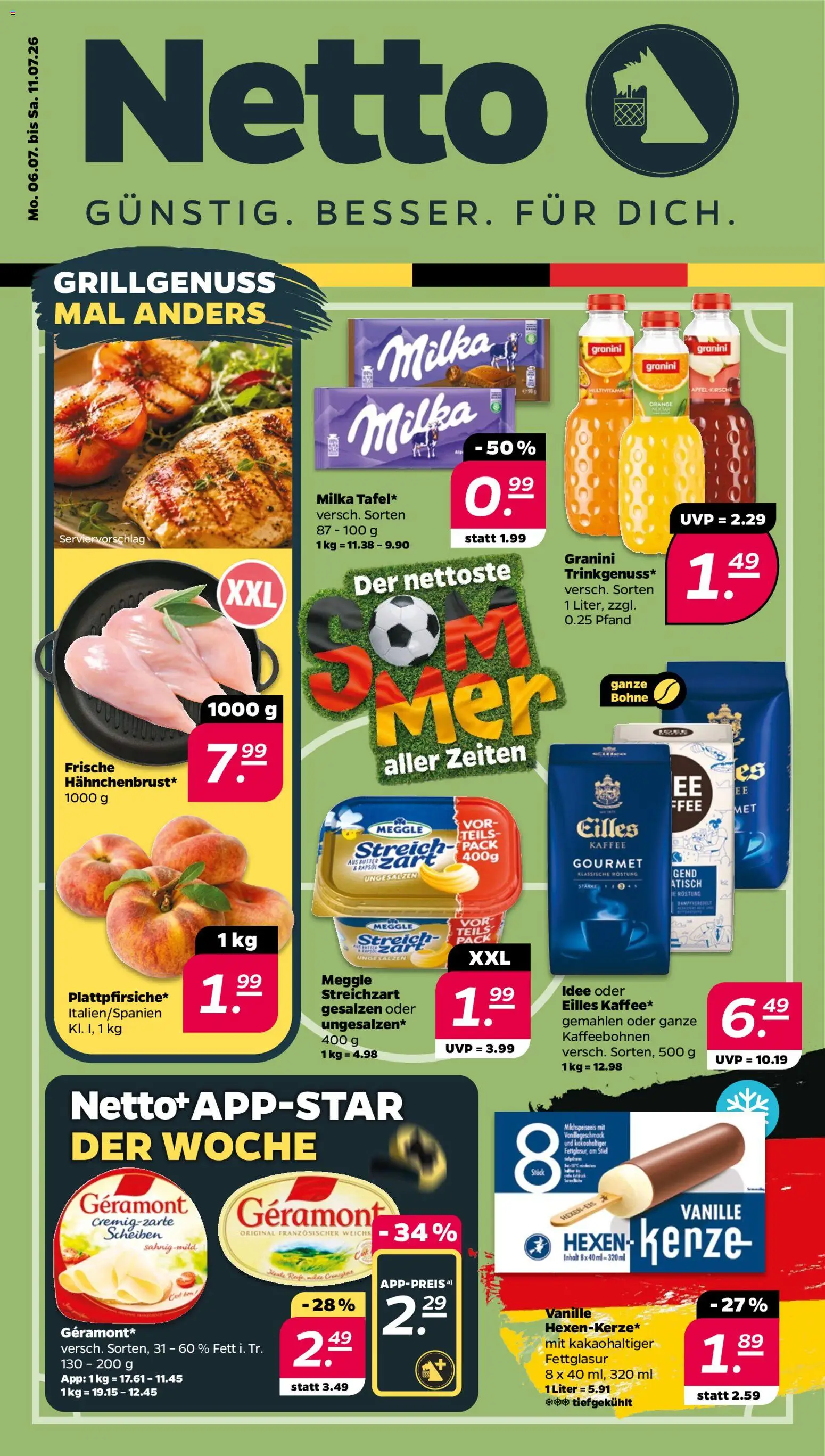 Netto Prospekt | 06.07.2026 | Wie erhält man einen begrenzten Rabatt? | Deutschland