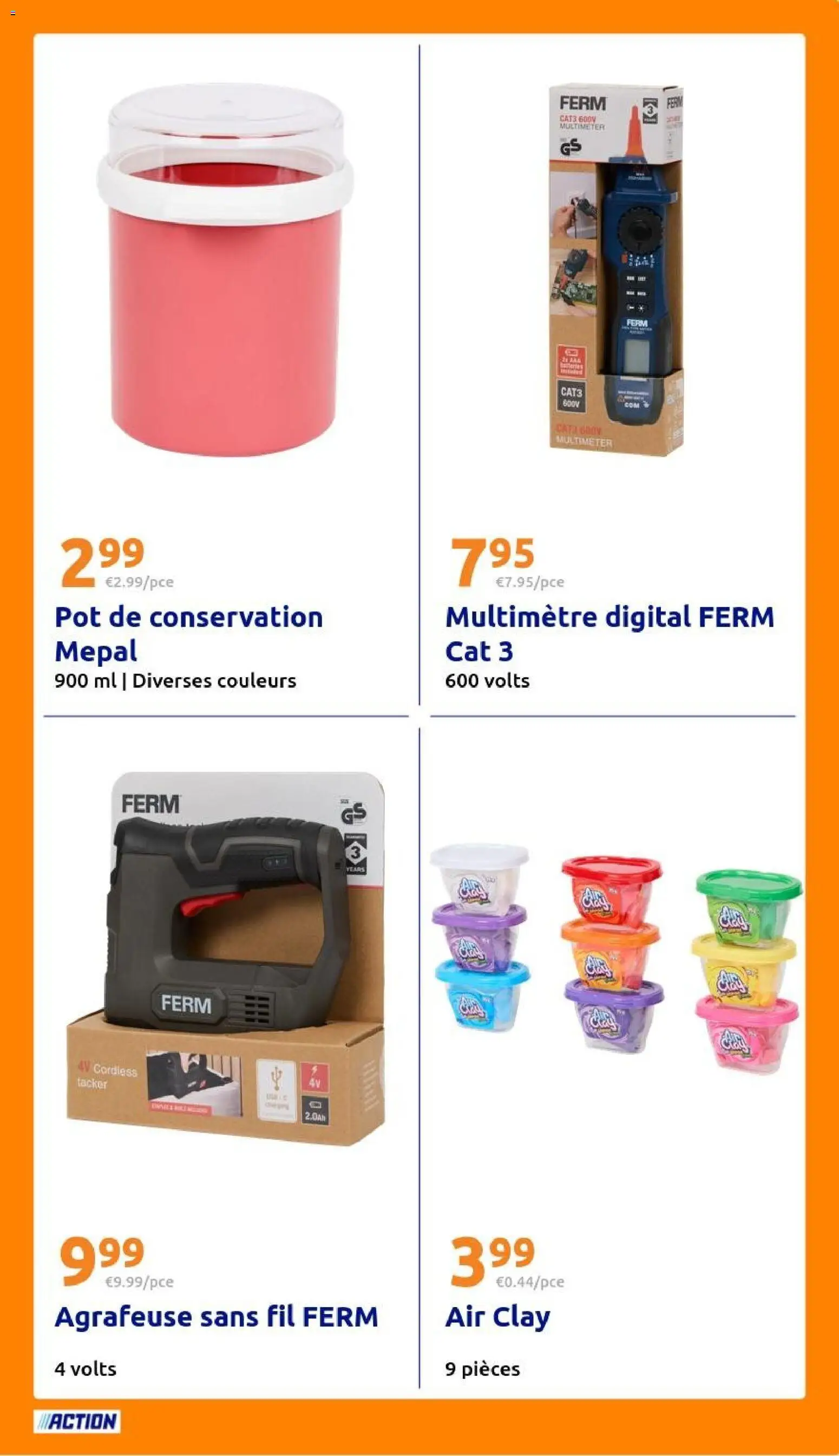 Action catalogue Catalogue in France