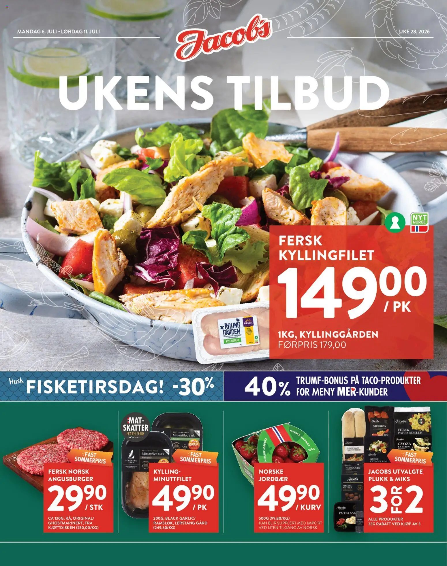 Nye » Jacobs kundeavis « er nå online. Se alle Julitilbud på mobilen og spar! | Norge