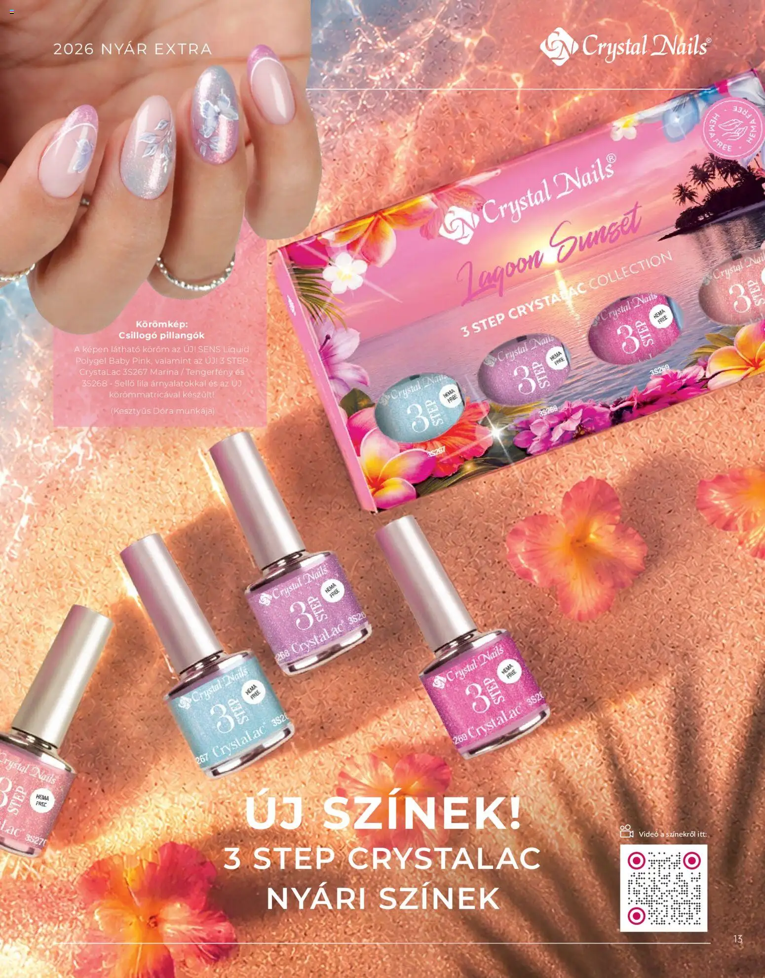 Crystal Nails Akciós Újság 2026.06.08.-tól/töl - fantasztikus ajánlatokat! 🛍️ | Magyarország