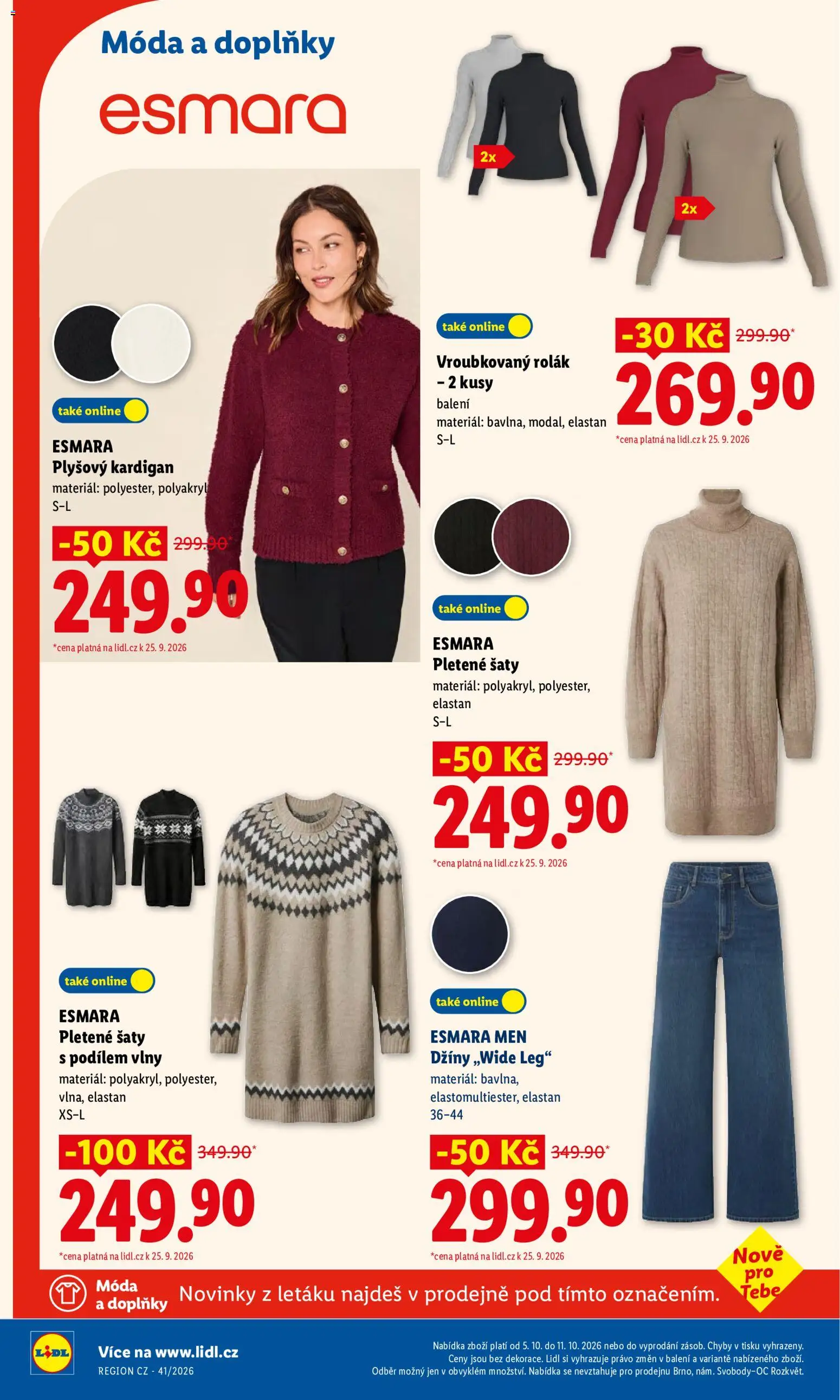 Lidl leták Leták in Česko