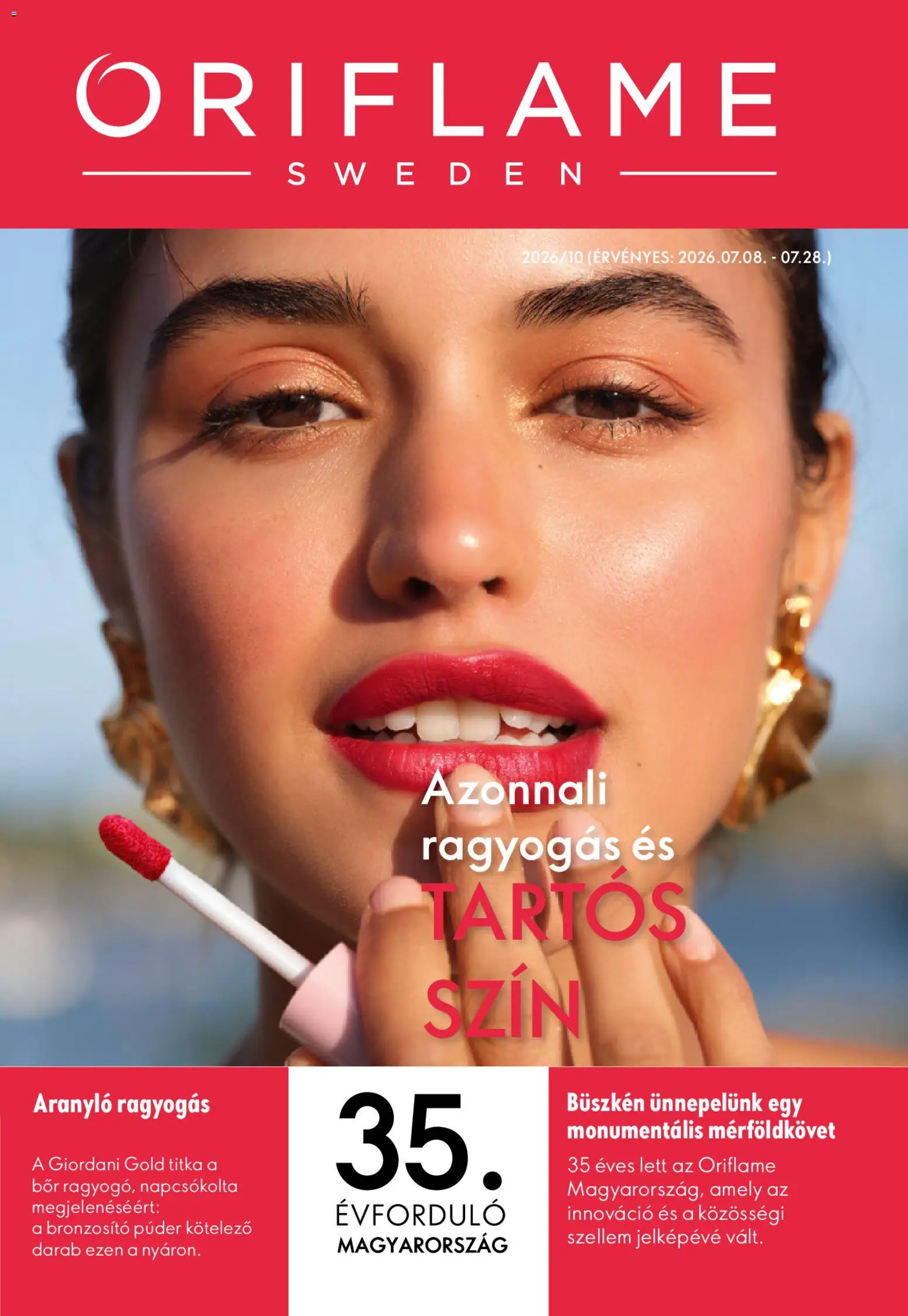 Oriflame Akciós Újság 2026.07.08.-tól/töl - fantasztikus ajánlatokat! 🛍️ | Magyarország