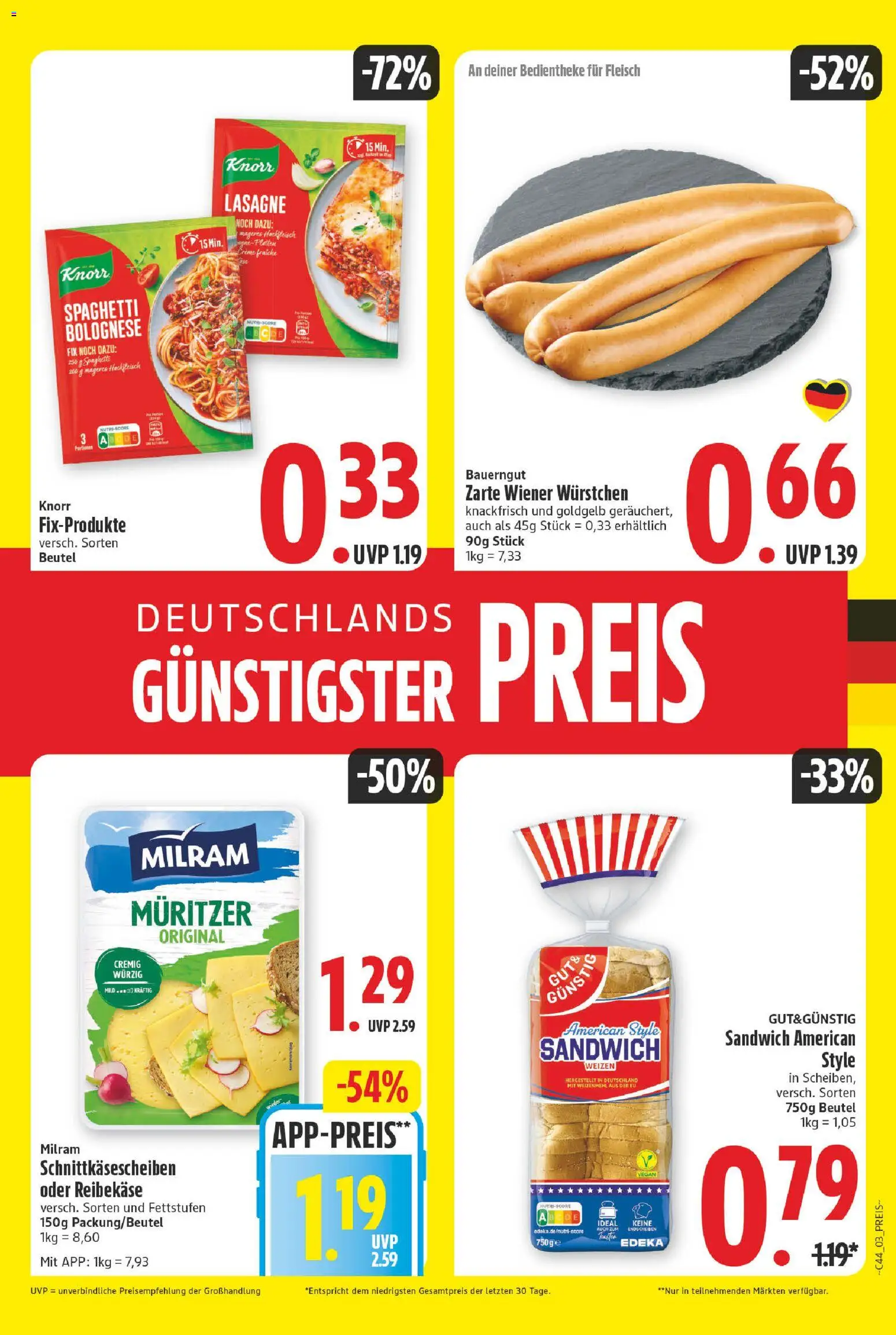 E center Prospekt Prospekt in Deutschland