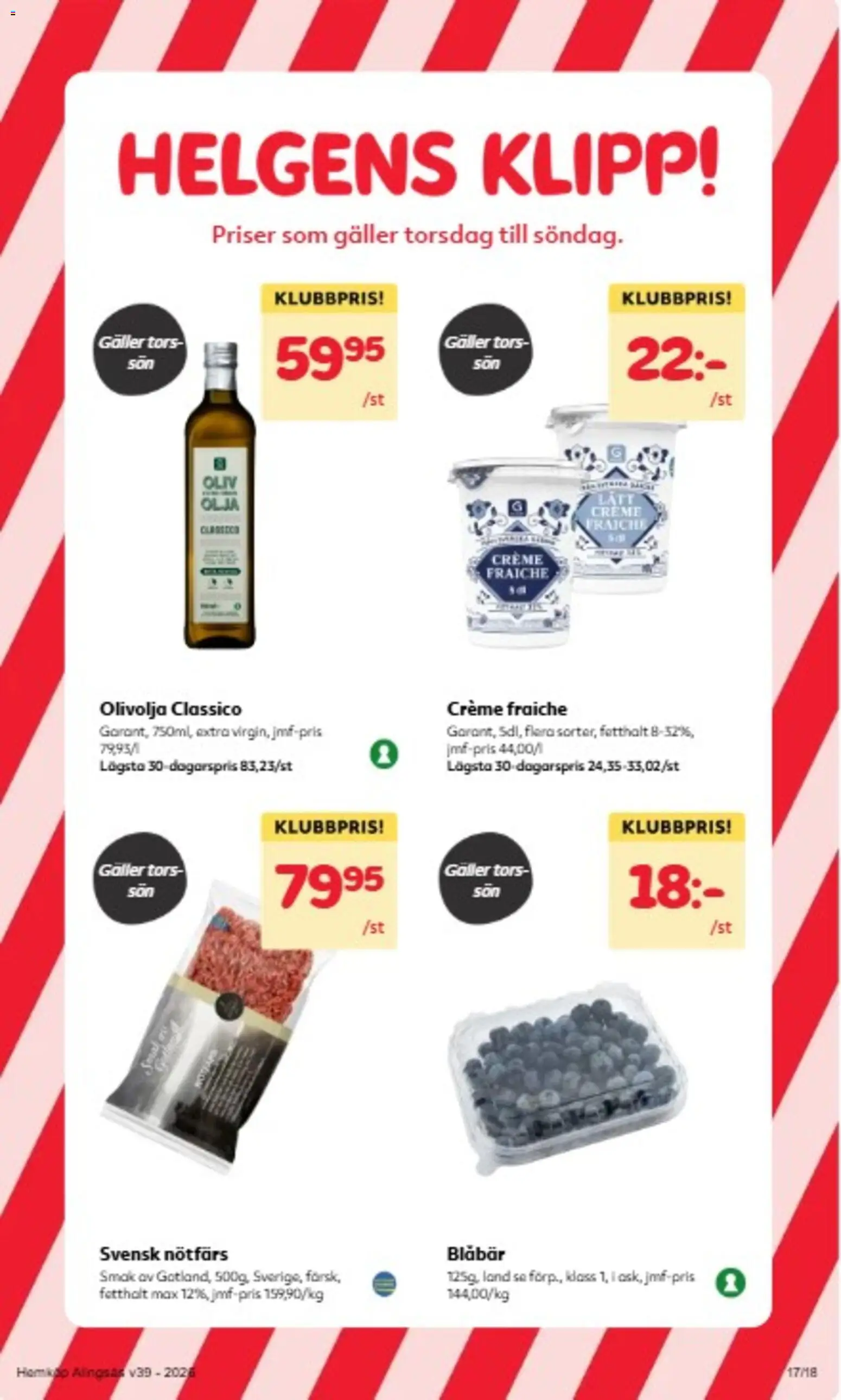 Hemköp erbjudanden Reklamblad in Sverige