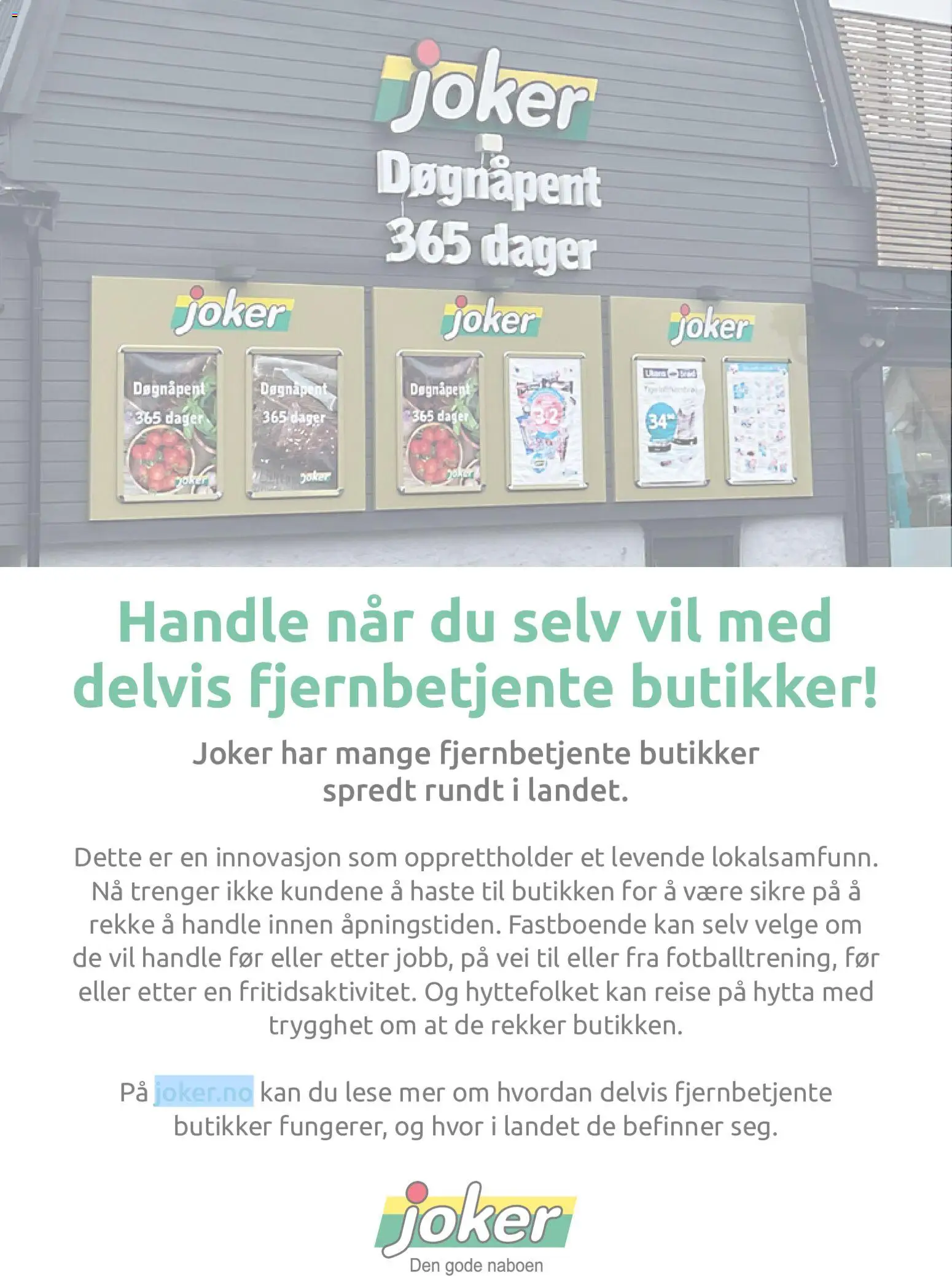 Joker kundeavis Kundeavis in Norge