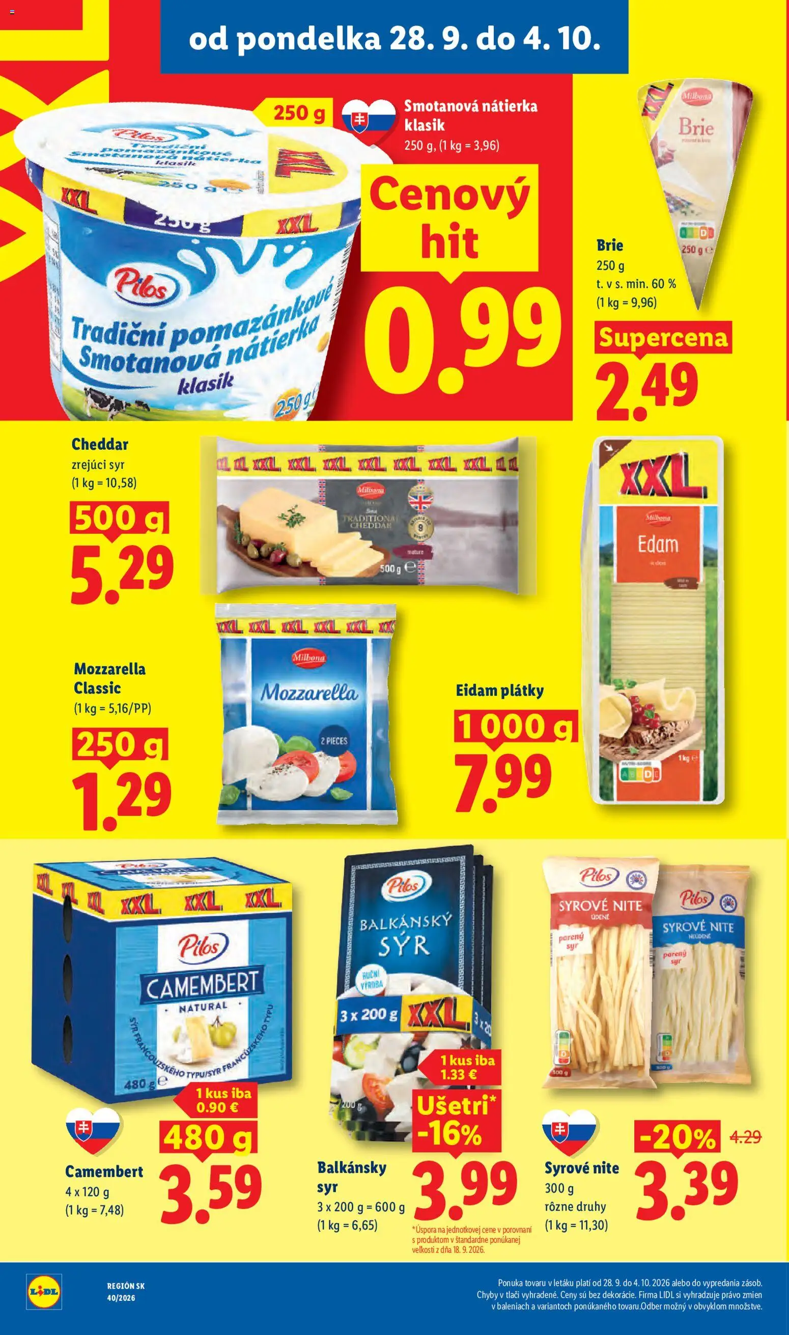 Lidl leták Leták in Slovensko