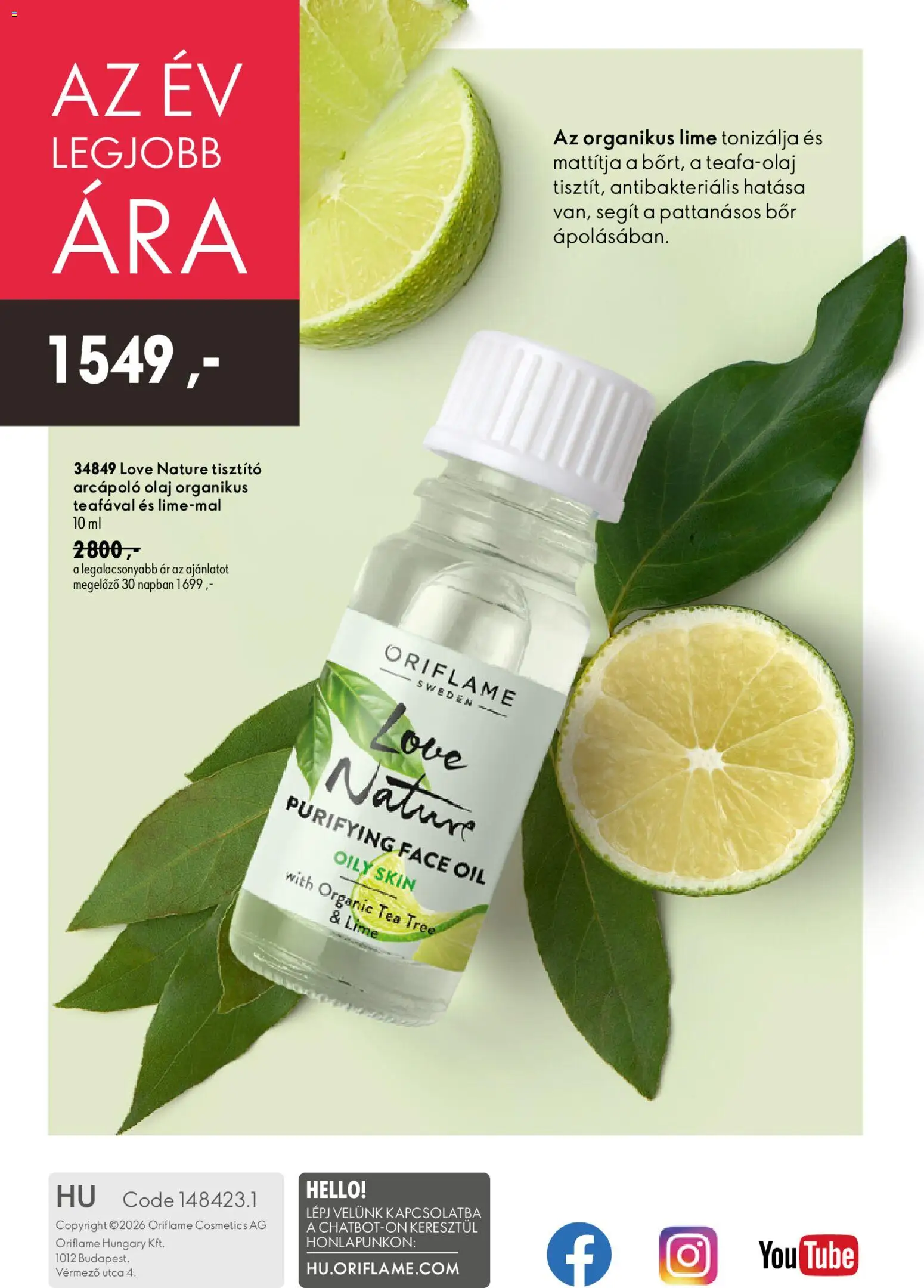 Oriflame Akciós Újság 2026.07.08.-tól/töl - fantasztikus ajánlatokat! 🛍️ | Magyarország
