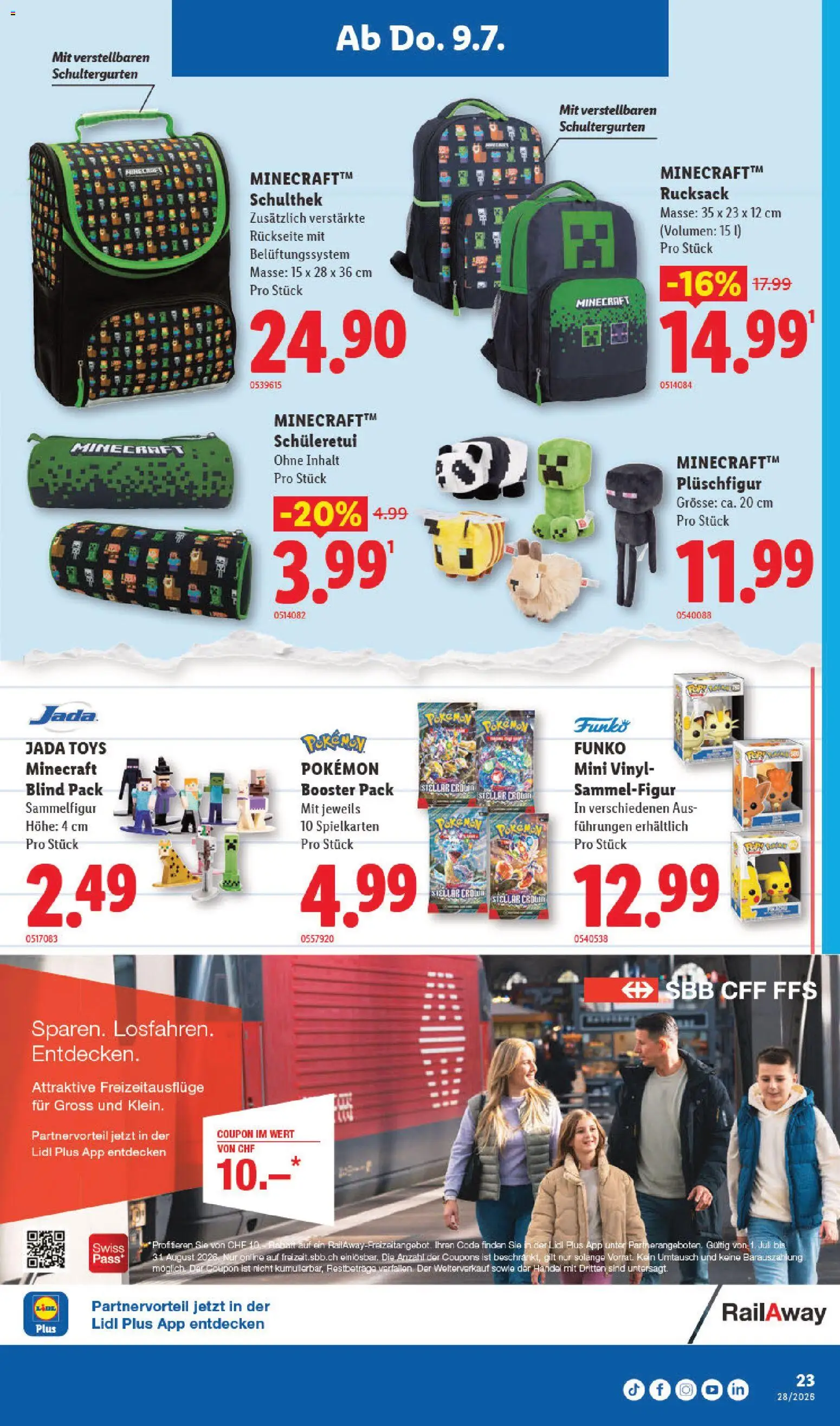 🛍️ Lidl aktionen ab 09.07.2026 » Entdecken Sie exklusive Rabatte und sparen Sie noch heute! 💰 | Schweiz